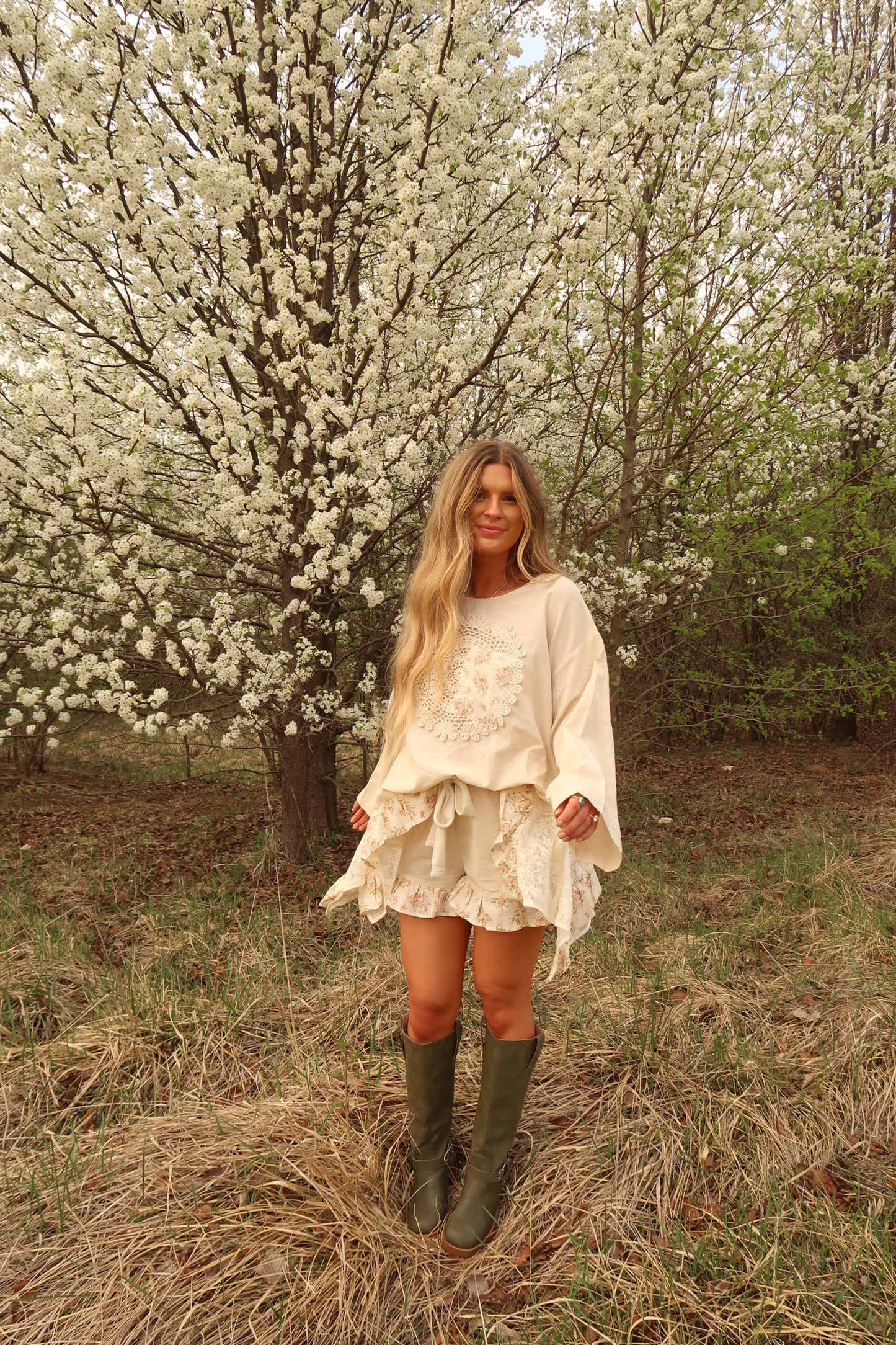 Doily Dream Linen Top