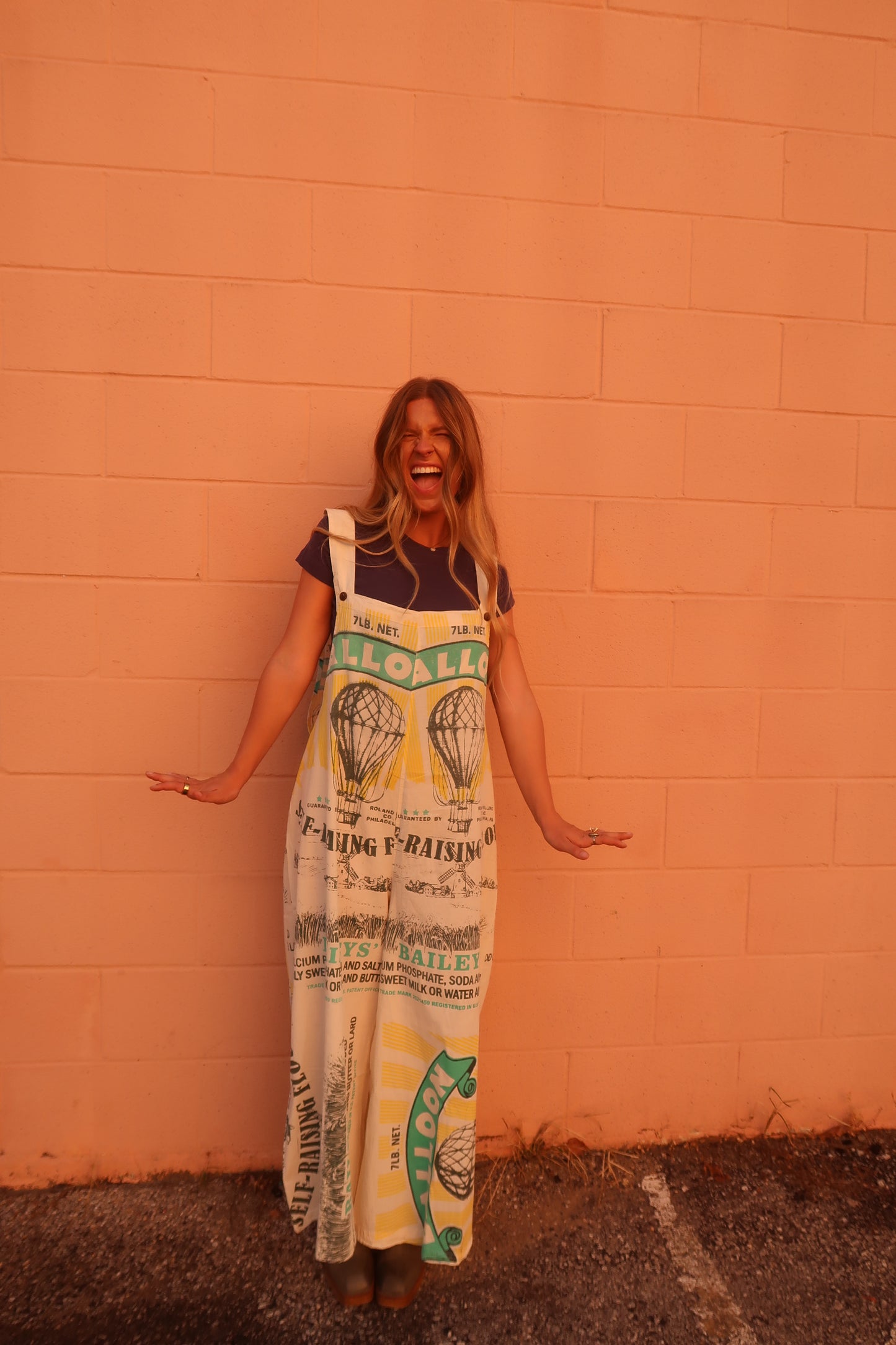 Air Balloon Vintage Overalls