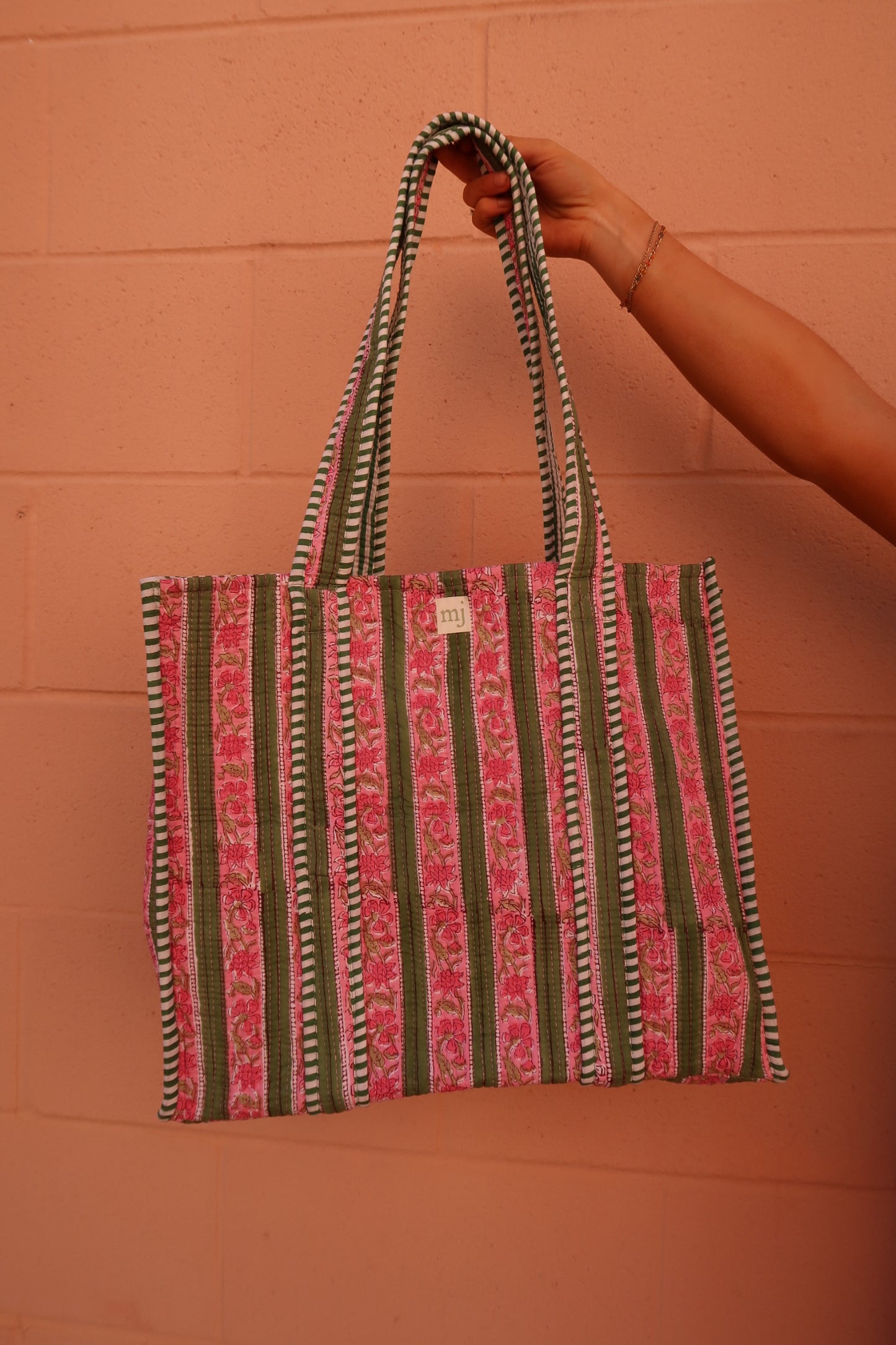 Ivy Quilted Tote Bag