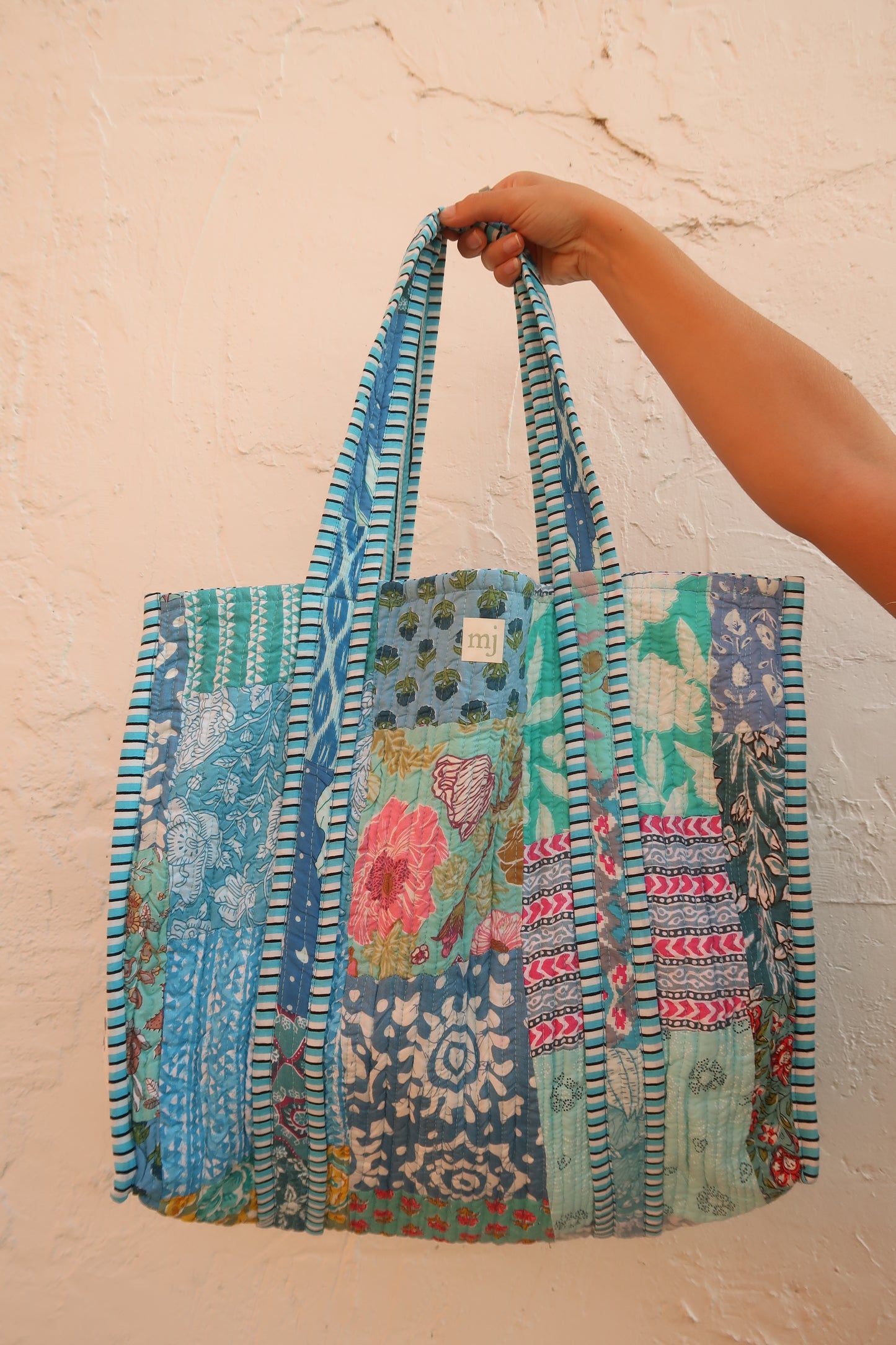 Eleanor Quilted Tote Bag