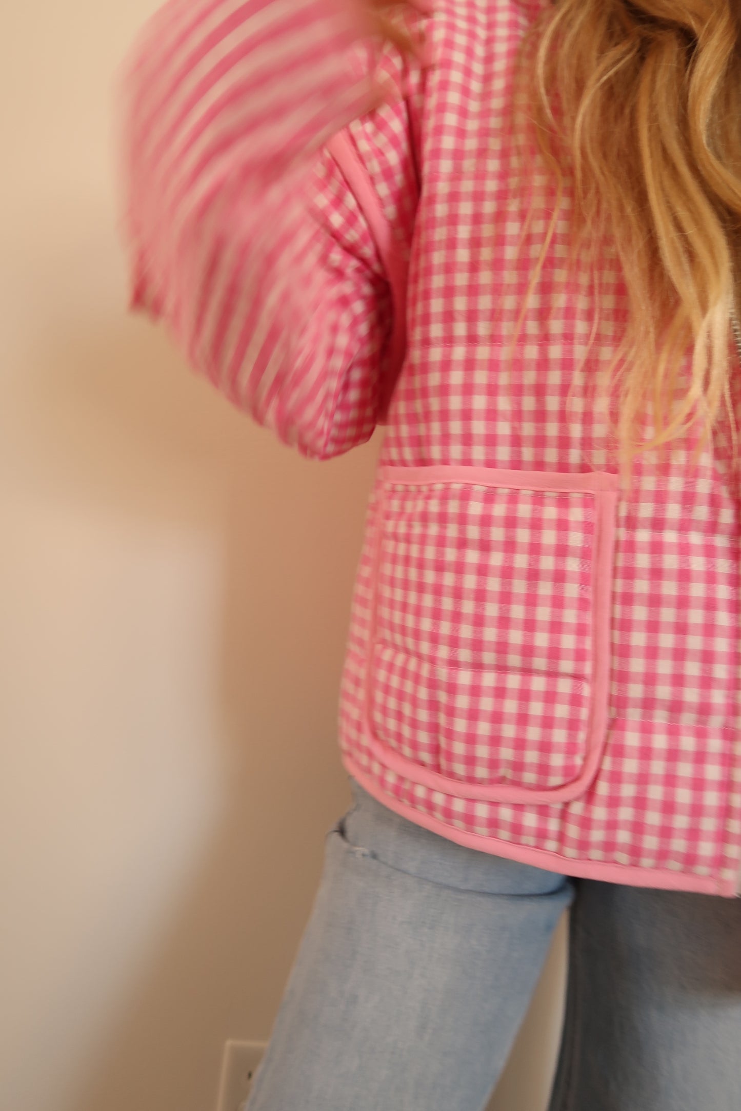 Love Letters Gingham Jacket