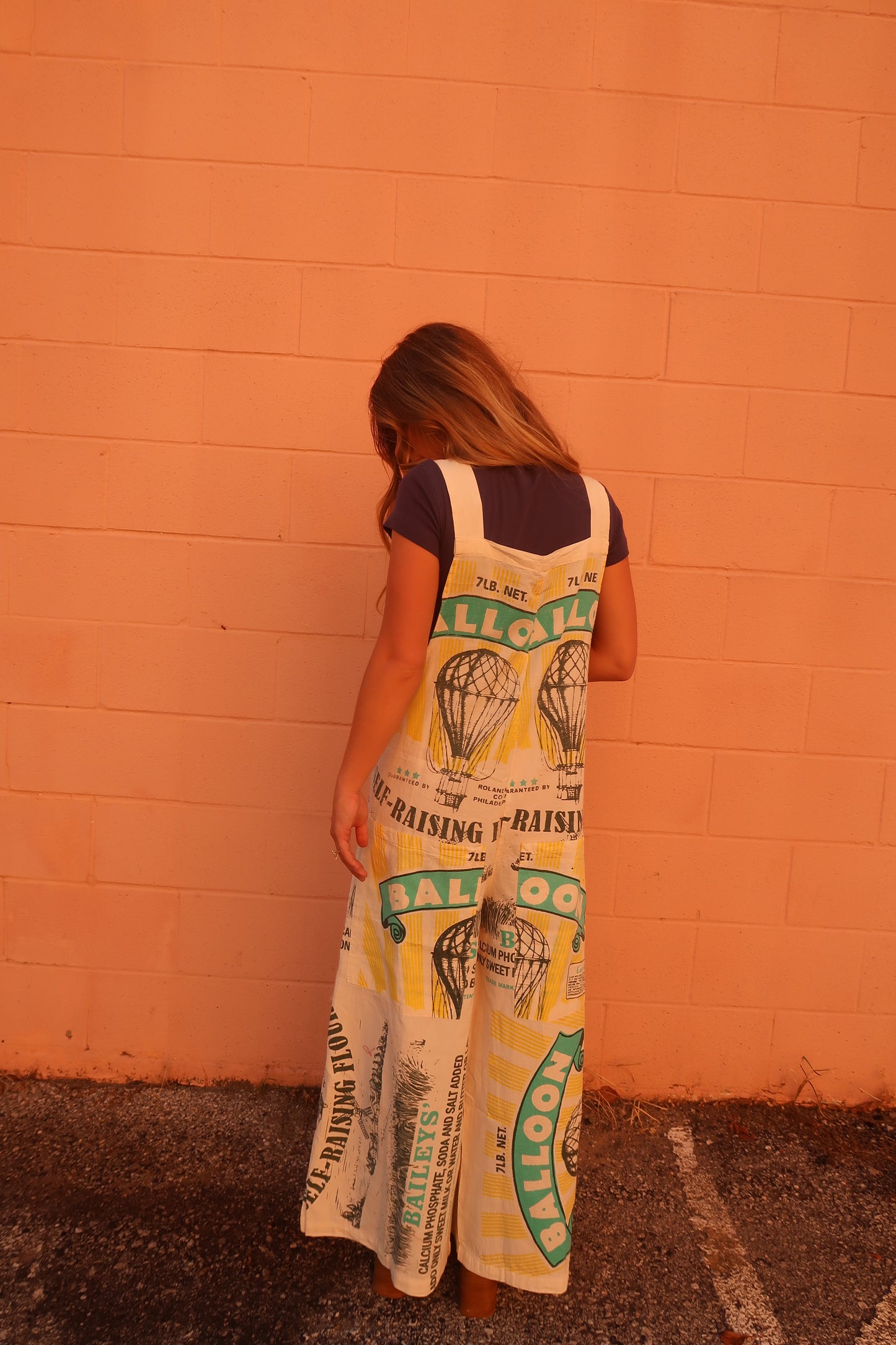 Air Balloon Vintage Overalls