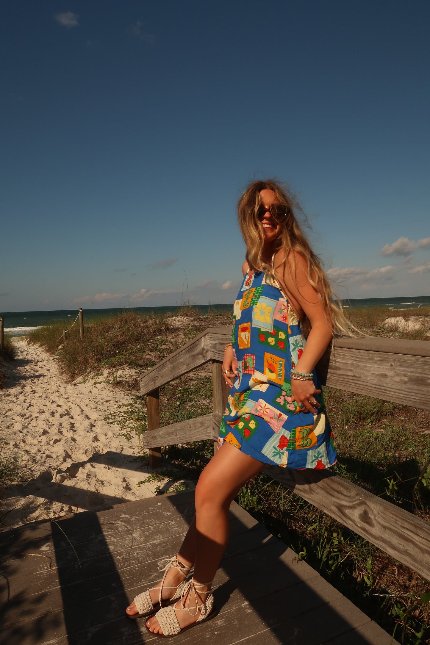Postcards Halter Dress