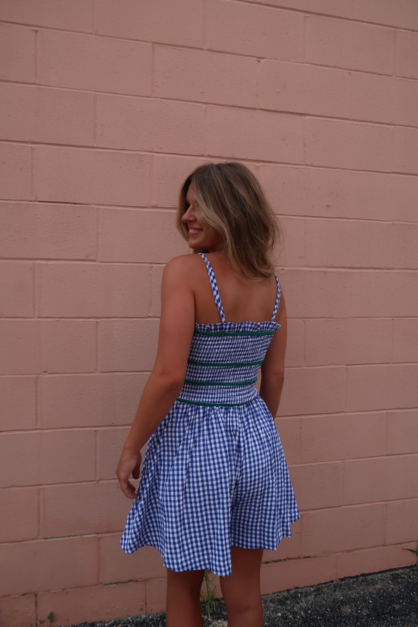 Billie Blu Gingham Romper