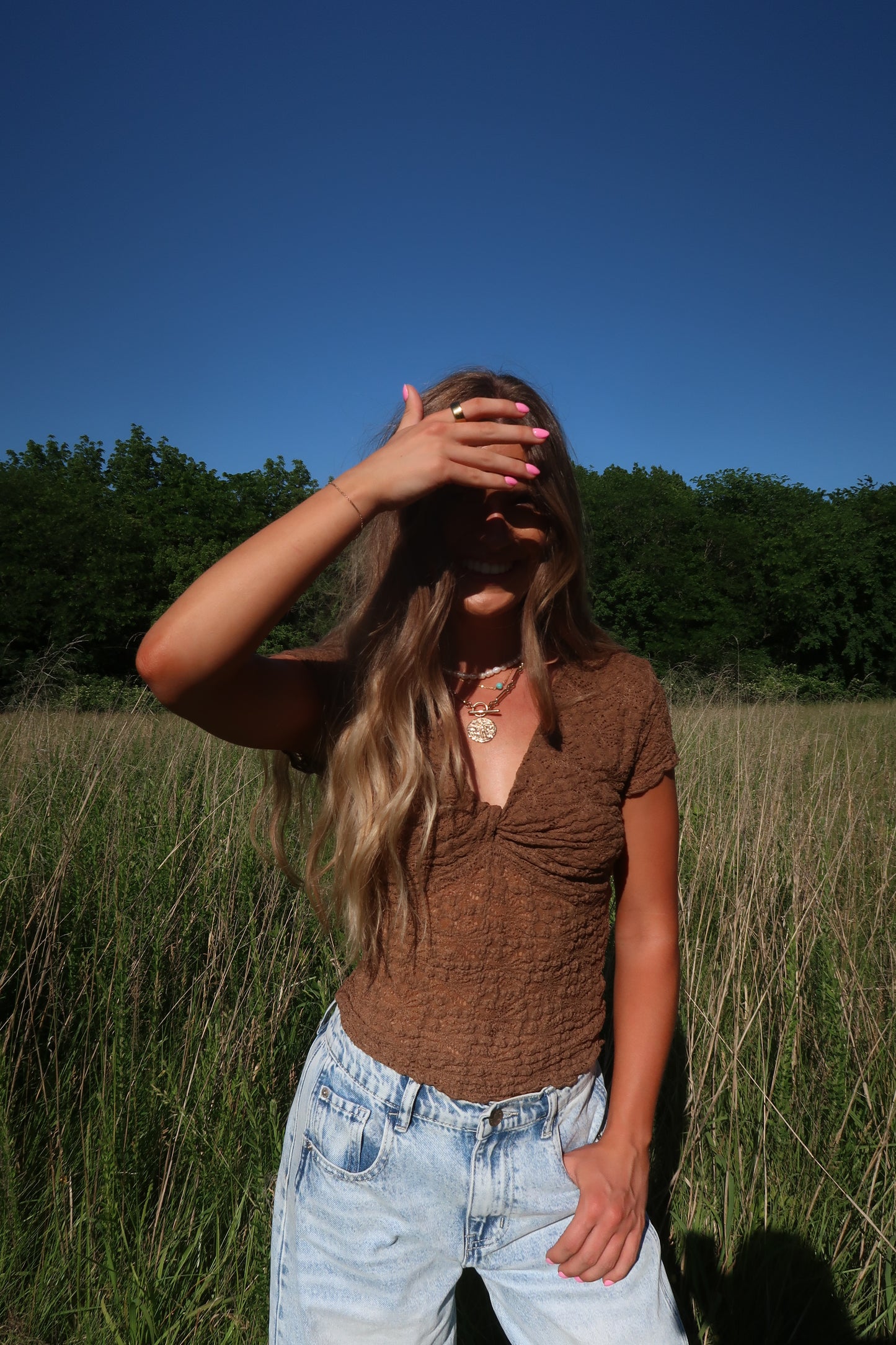 Willow V Neck Tee