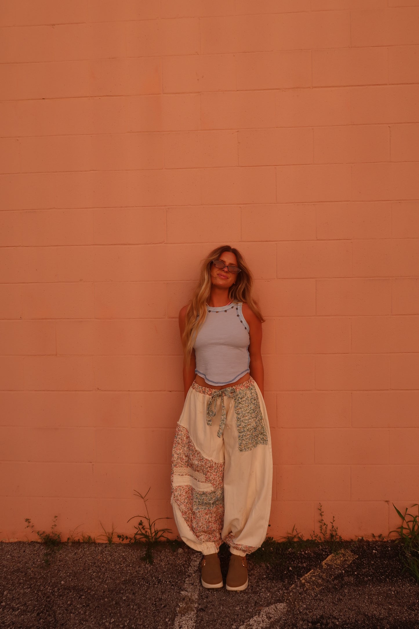 Baby Blue Studded Tank