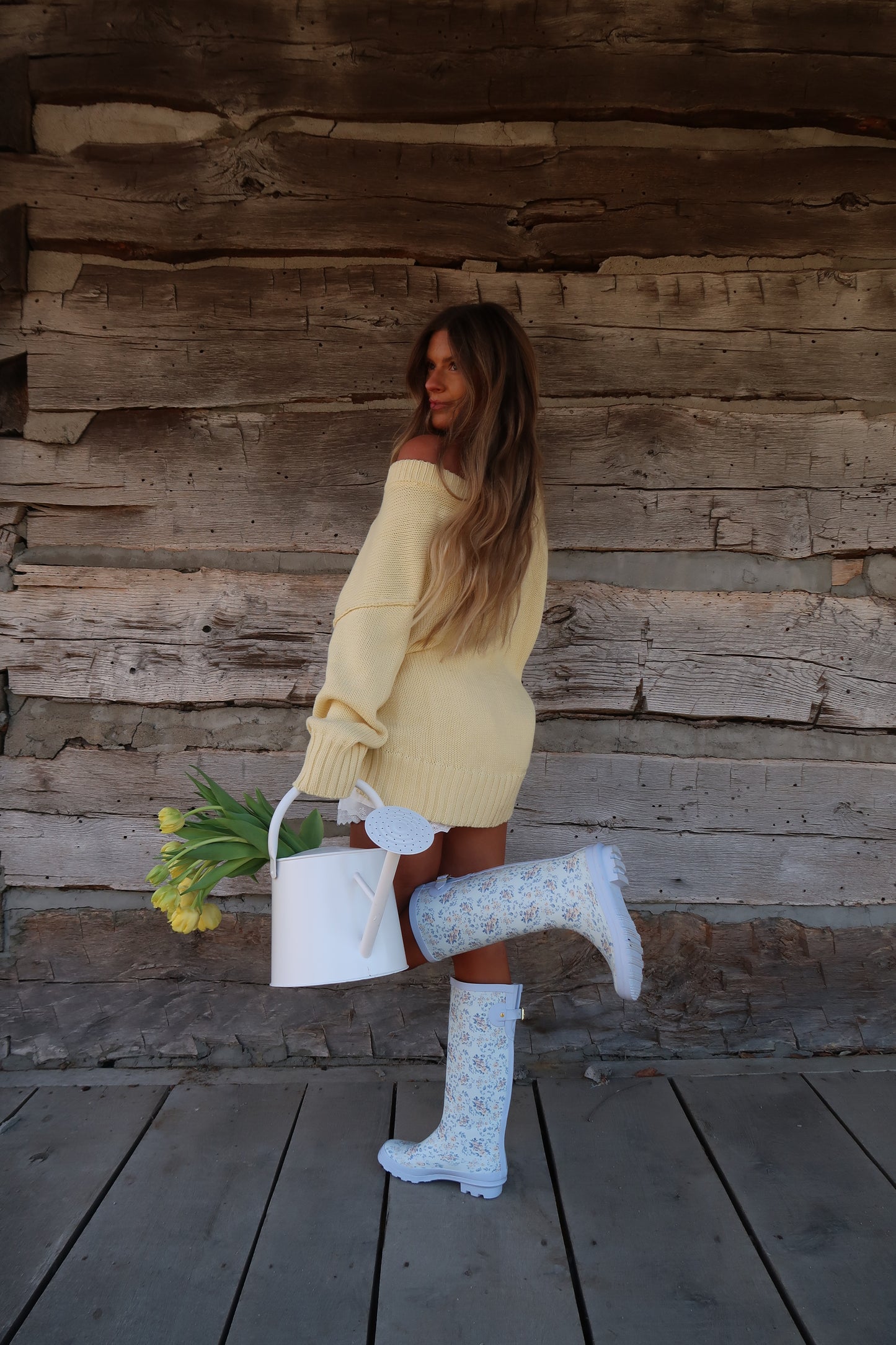 Blossom Blu Rainboot