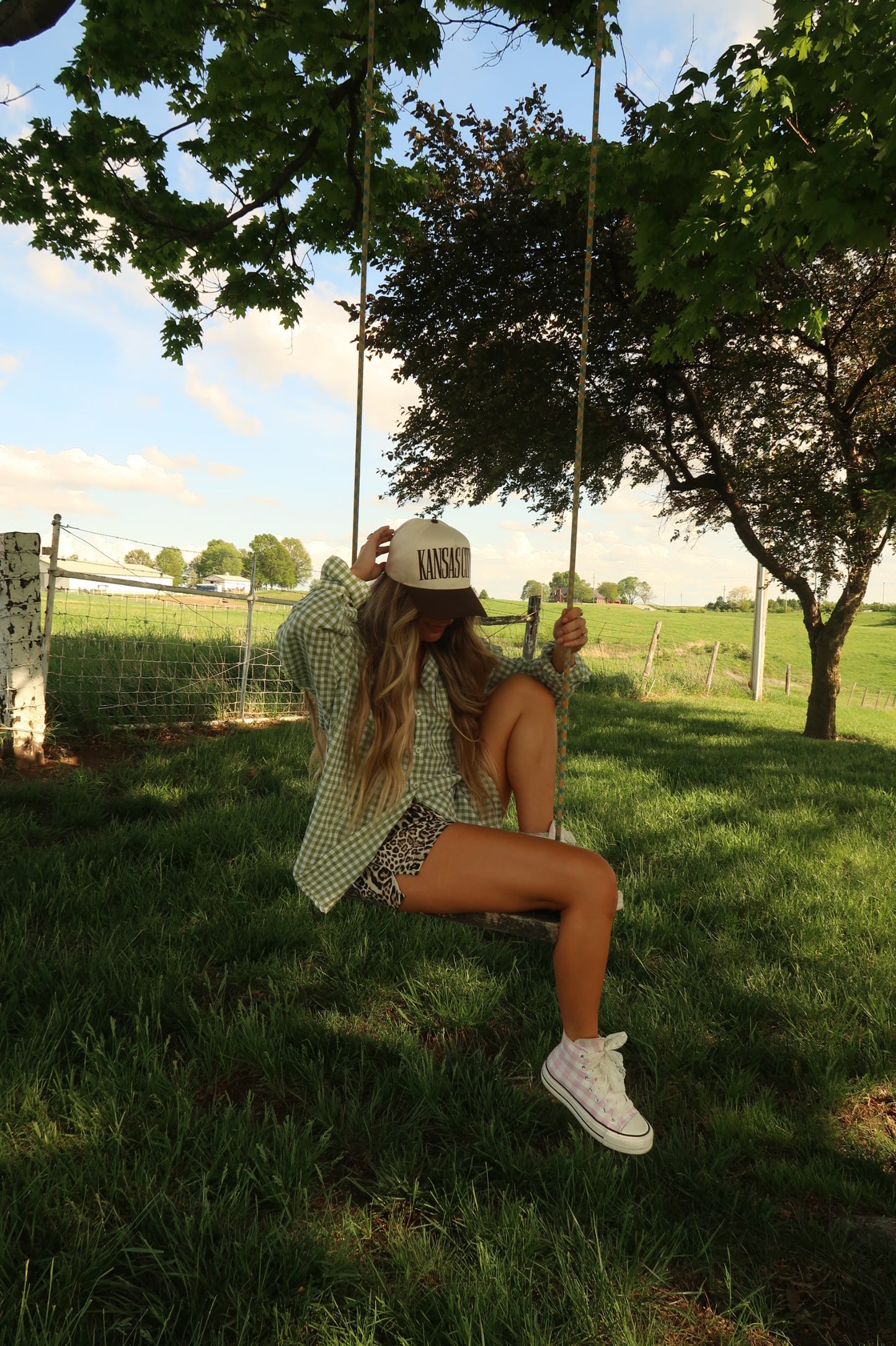 Brown Kansas City Trucker Hat