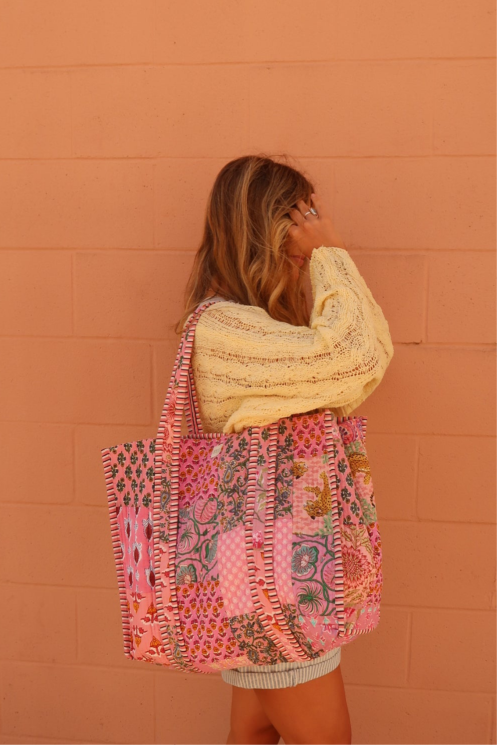 Eloise Quilted Tote Bag