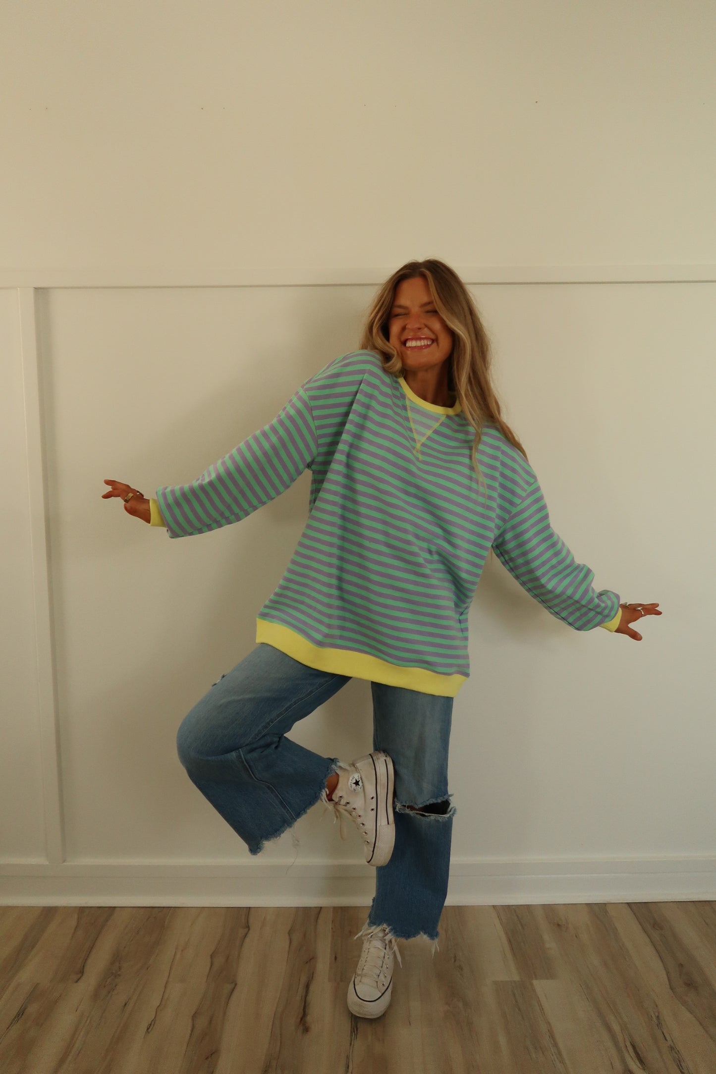Pop of Color Crewneck