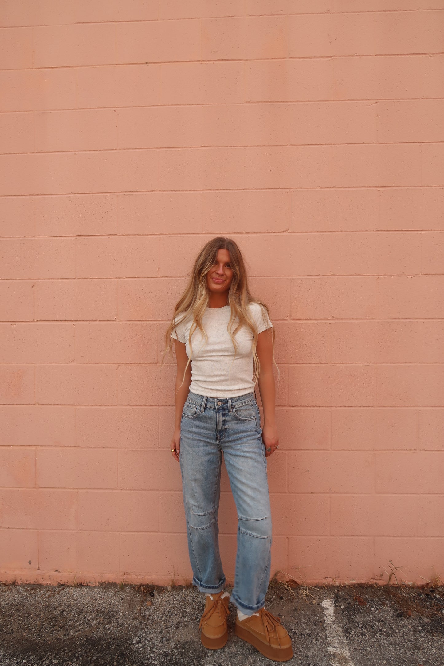 heather grey everyday baby tee