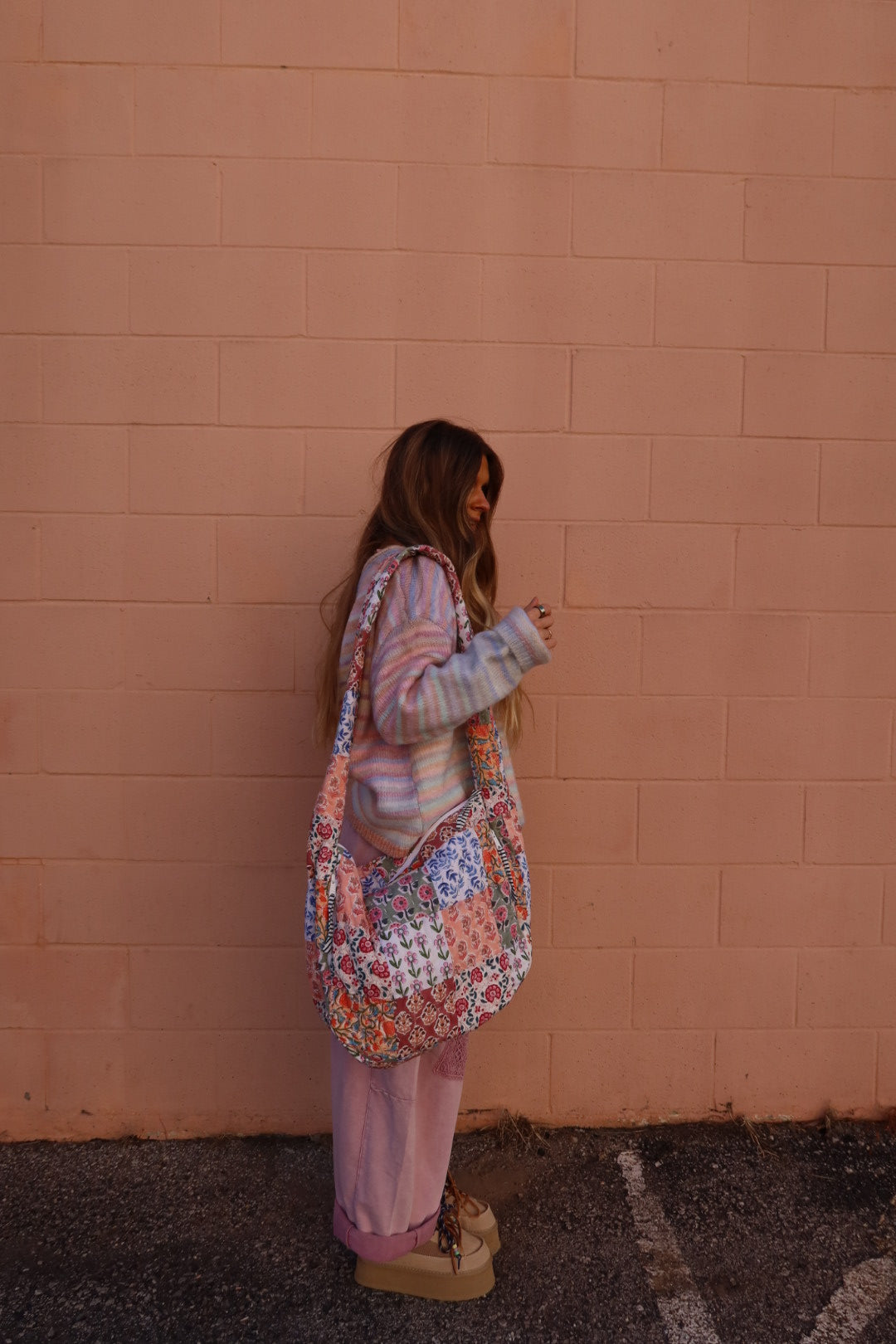 Birdie Quilted Hobo Bag