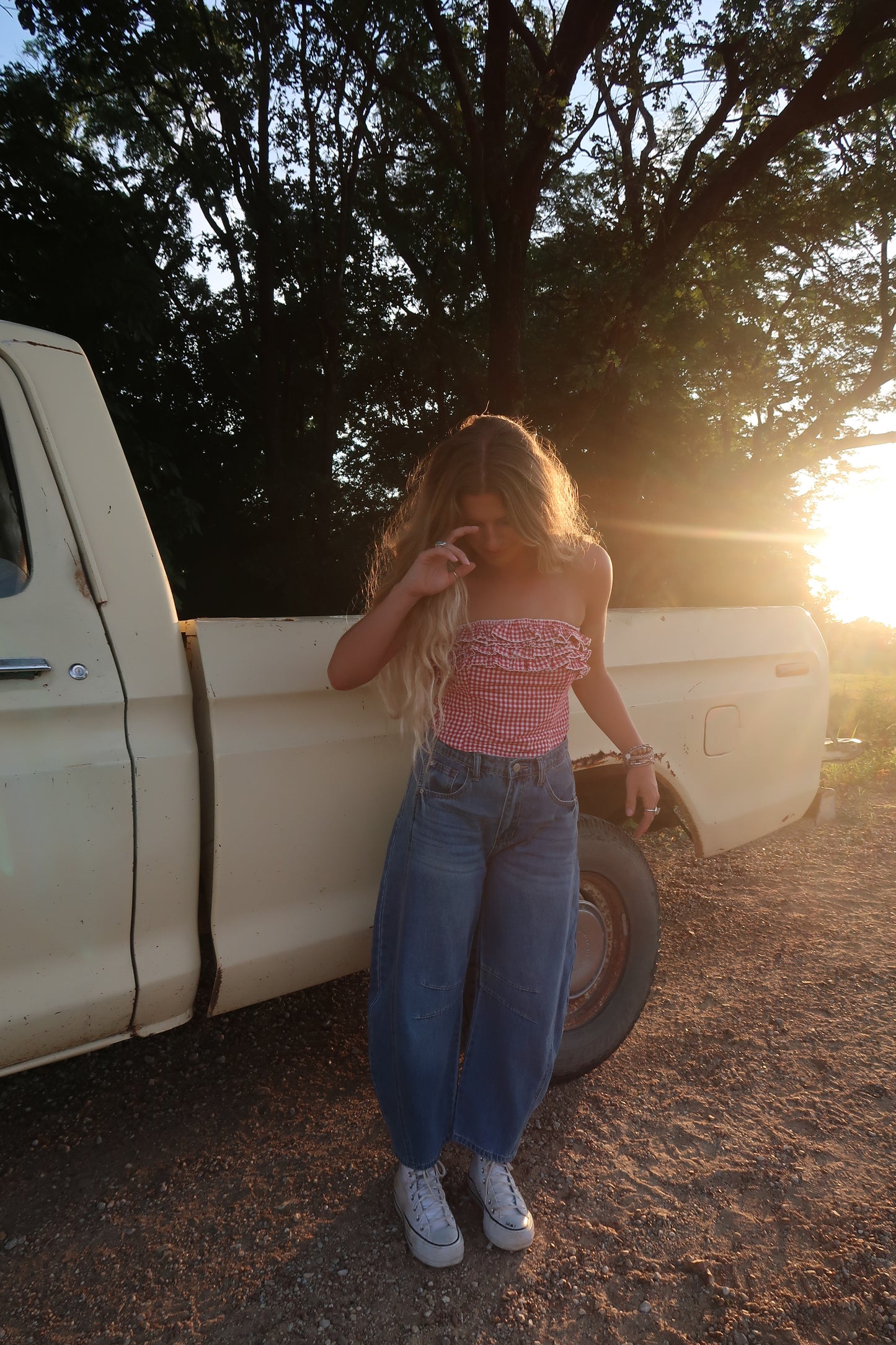 Butterfeild Gingham Top