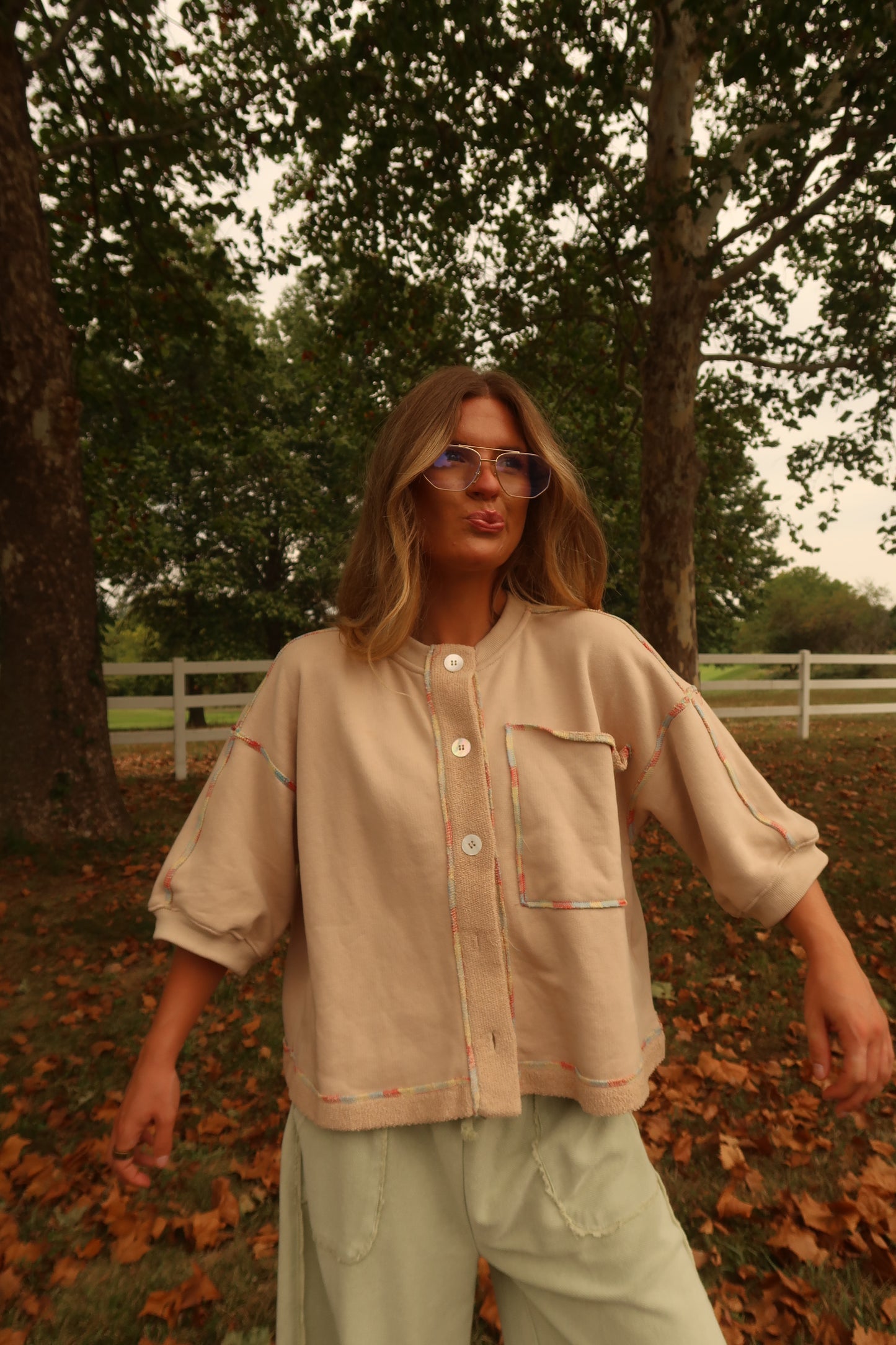 Confetti Short Slv Cardi