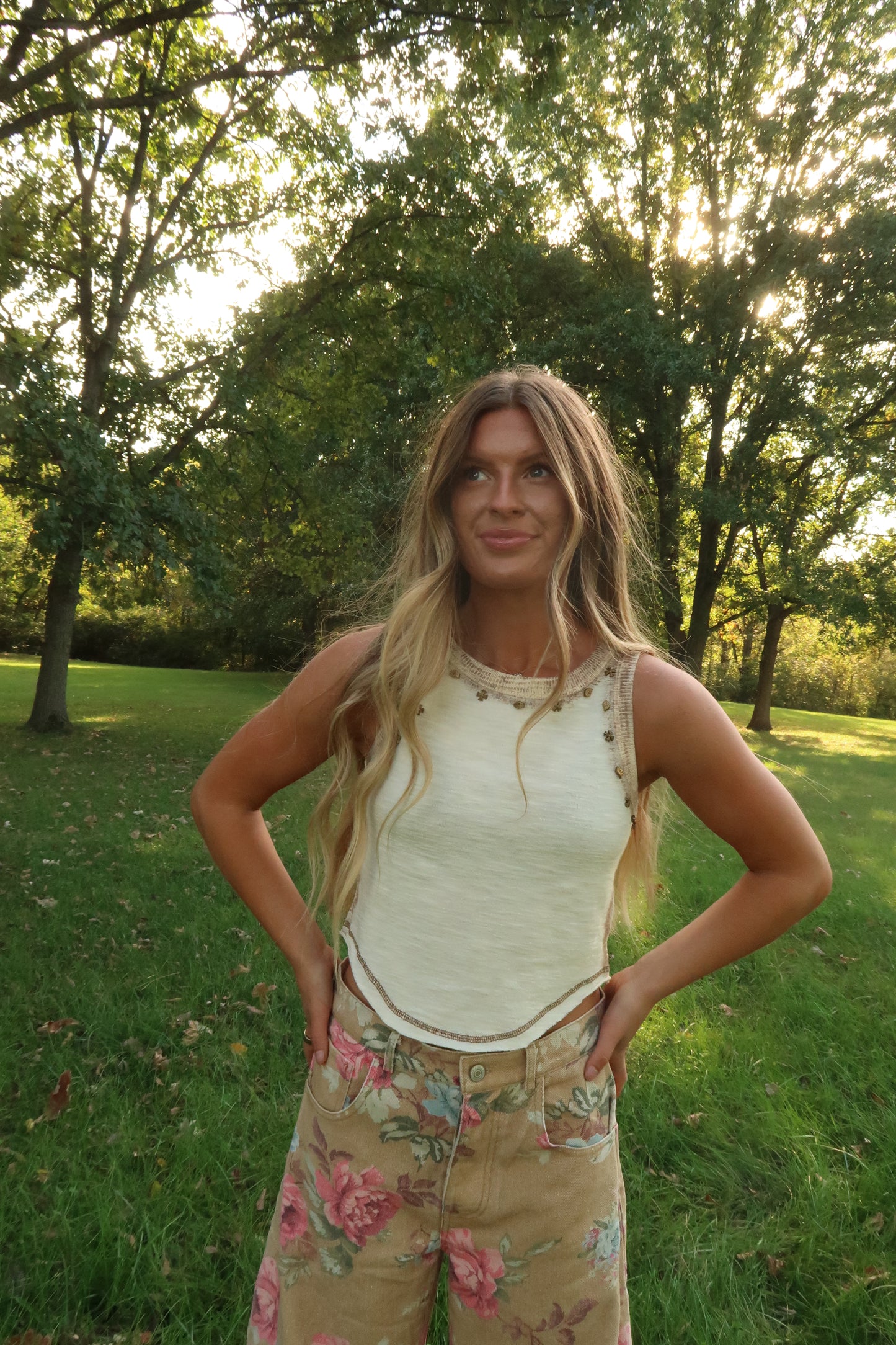 Toasted Studded Tank