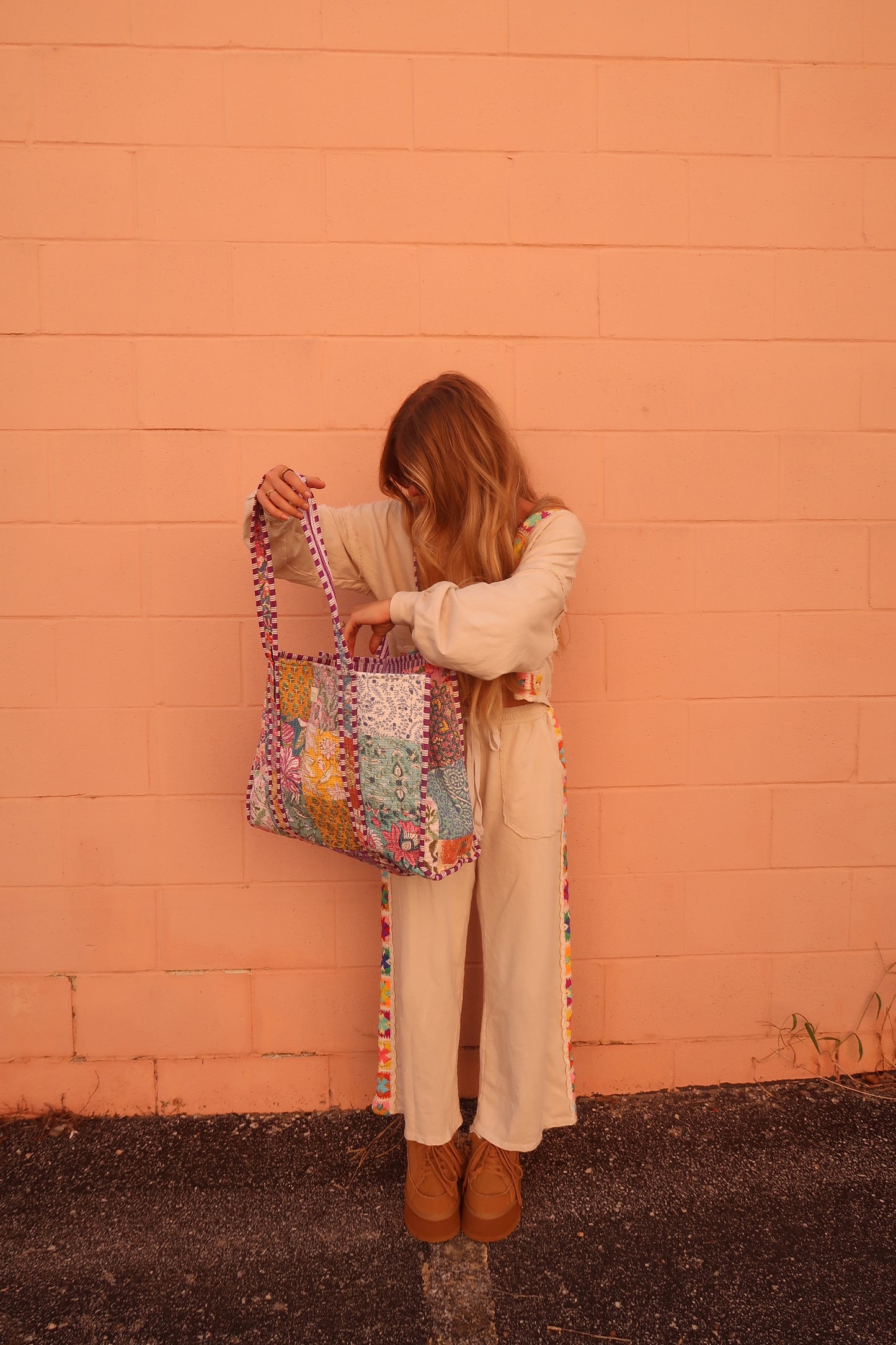 Sally Quilted Tote Bag