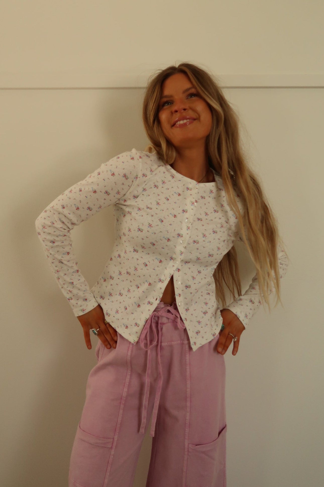 Cottage Cardi Top