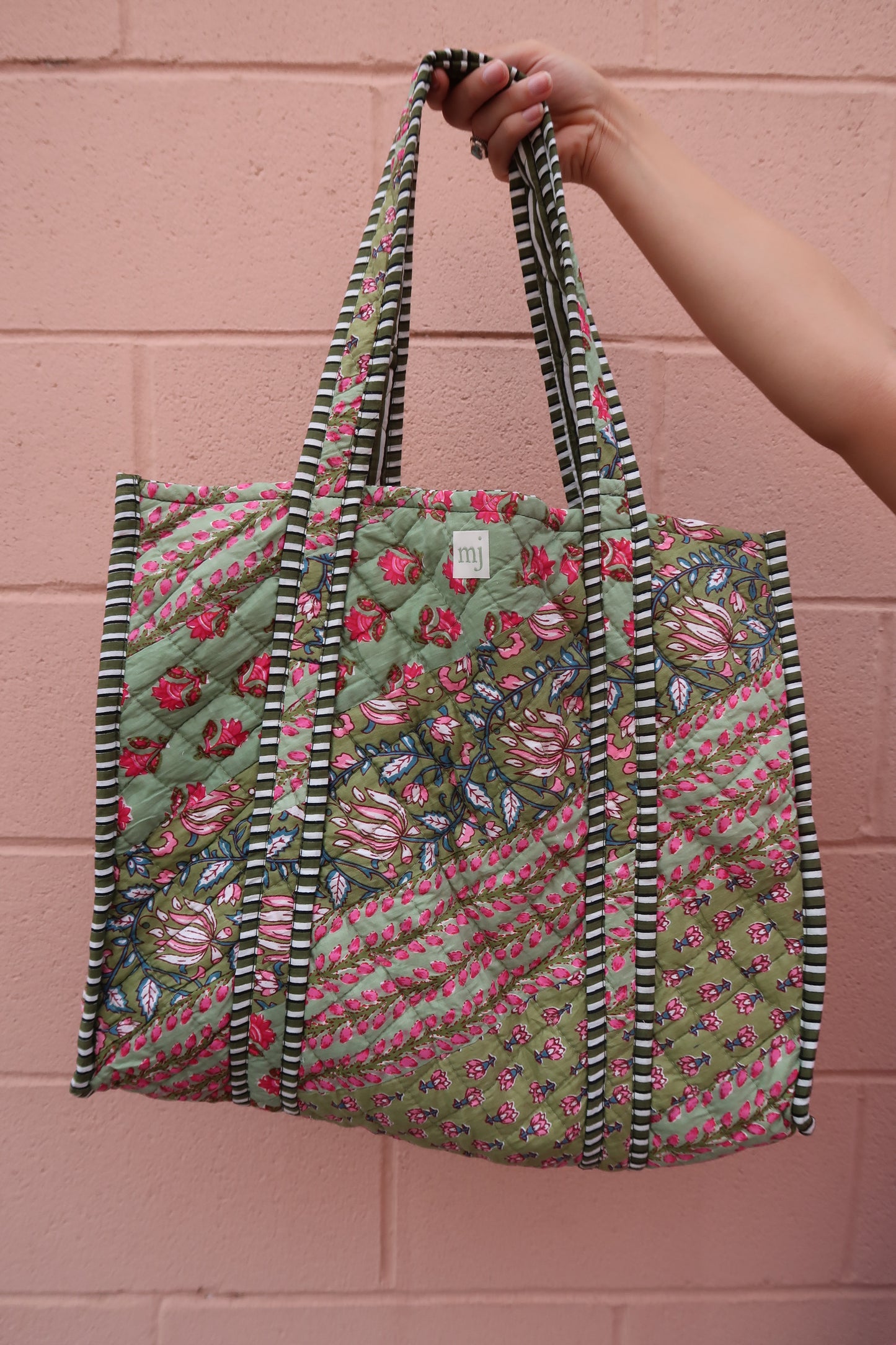 Gwen Quilted Tote Bag
