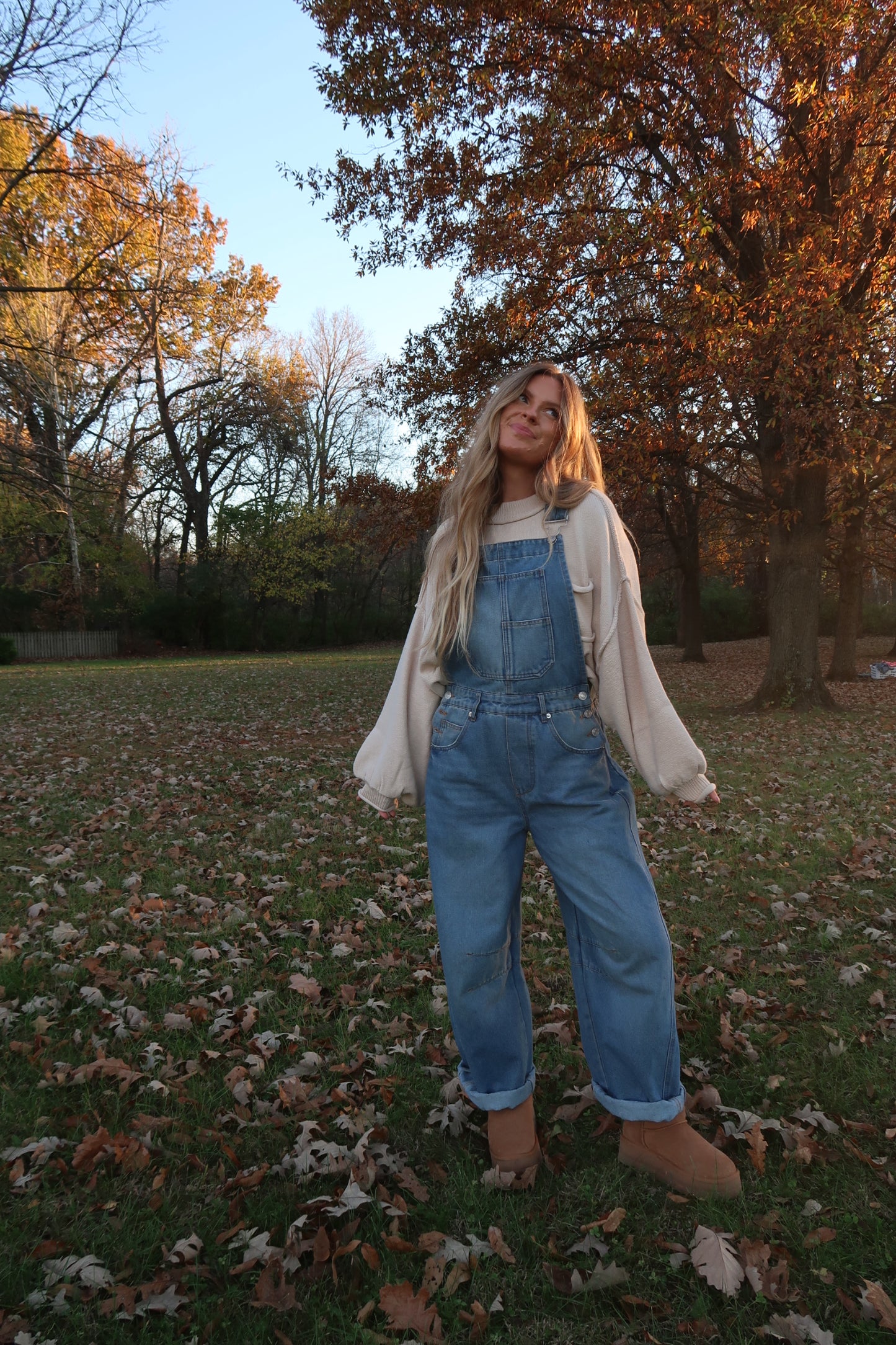 Benny Barrel Leg Overalls