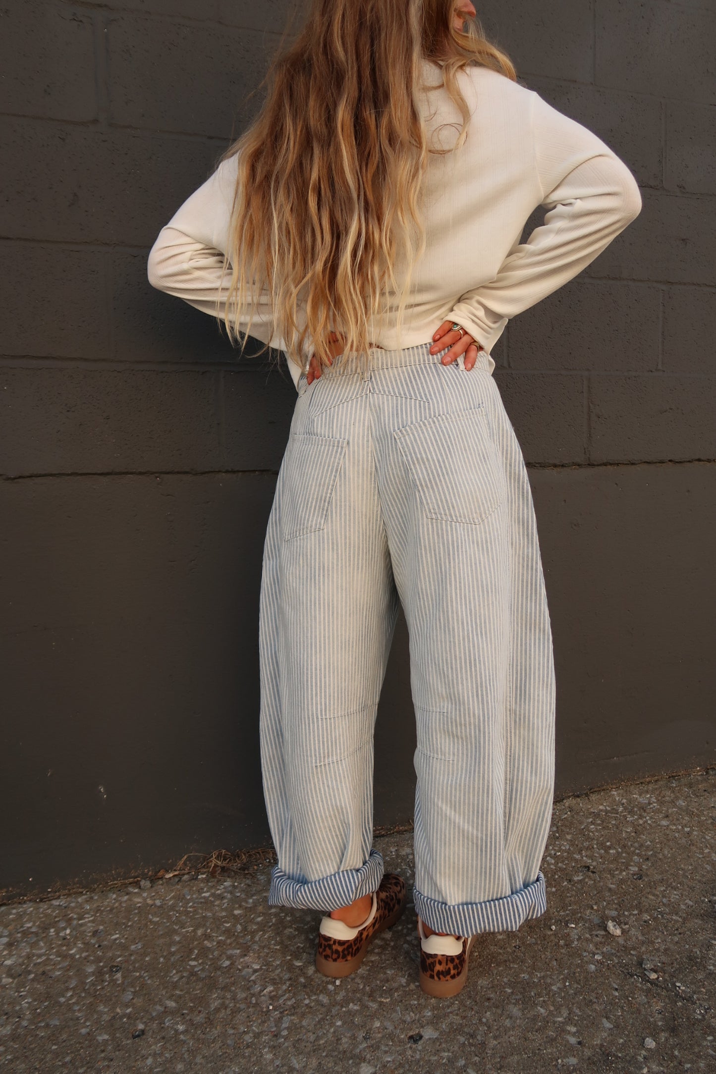 Coastal Dreaming Barrel Jeans