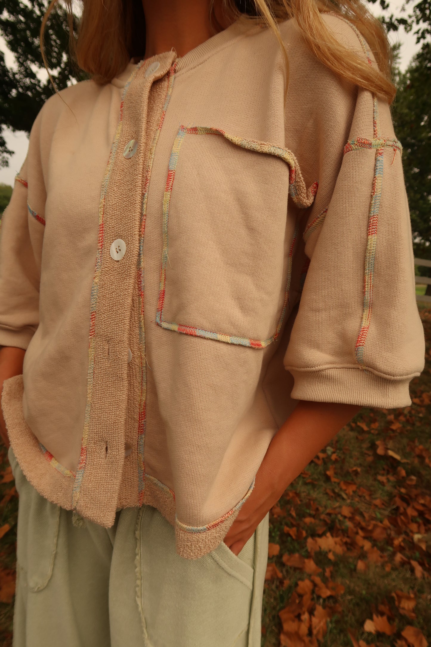 Confetti Short Slv Cardi