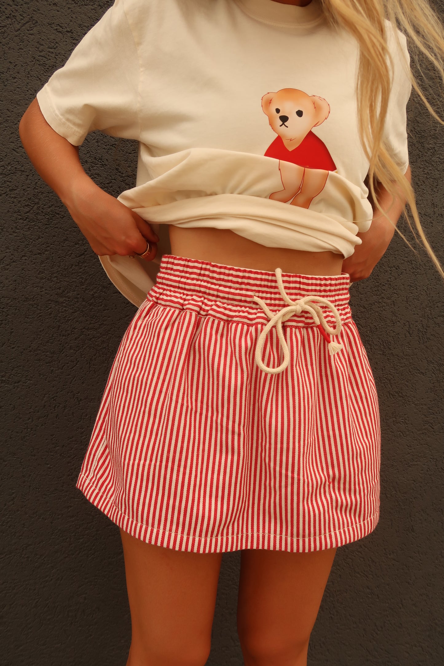 Retro Red Skort