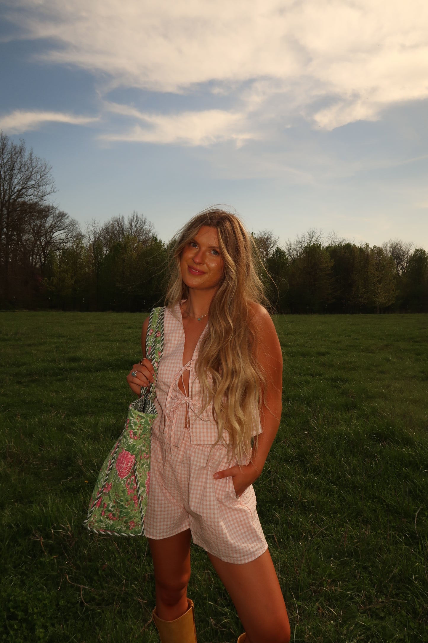 Clara Quilted Tote Bag