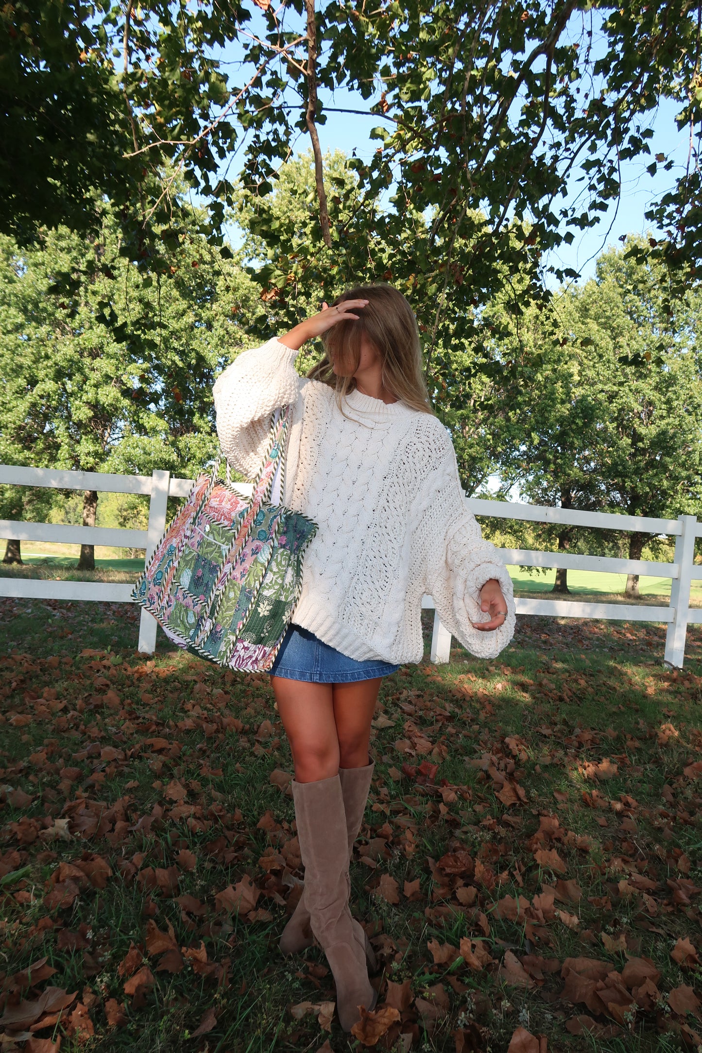 October Denim Skirt