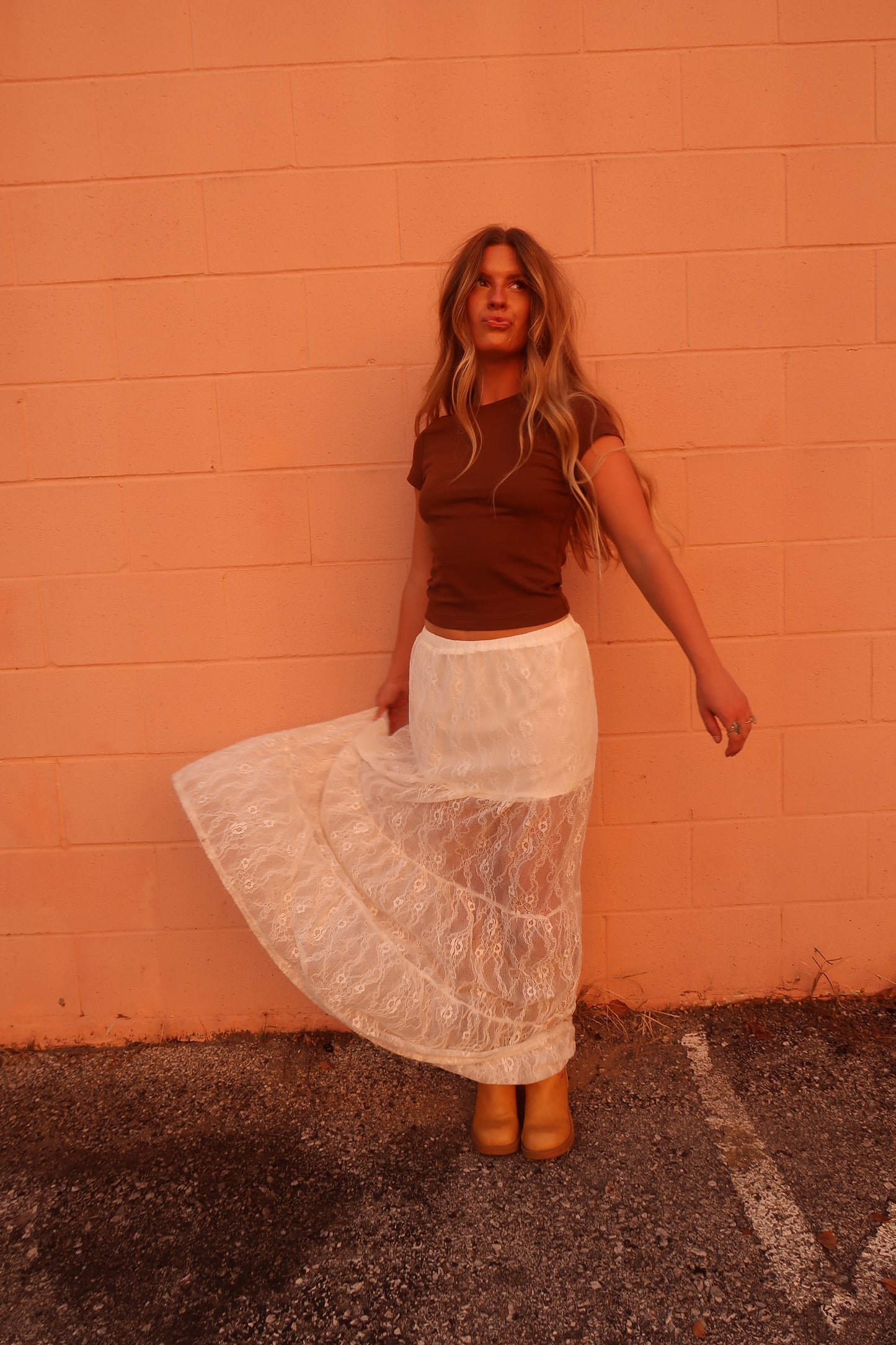 brown everyday baby tee