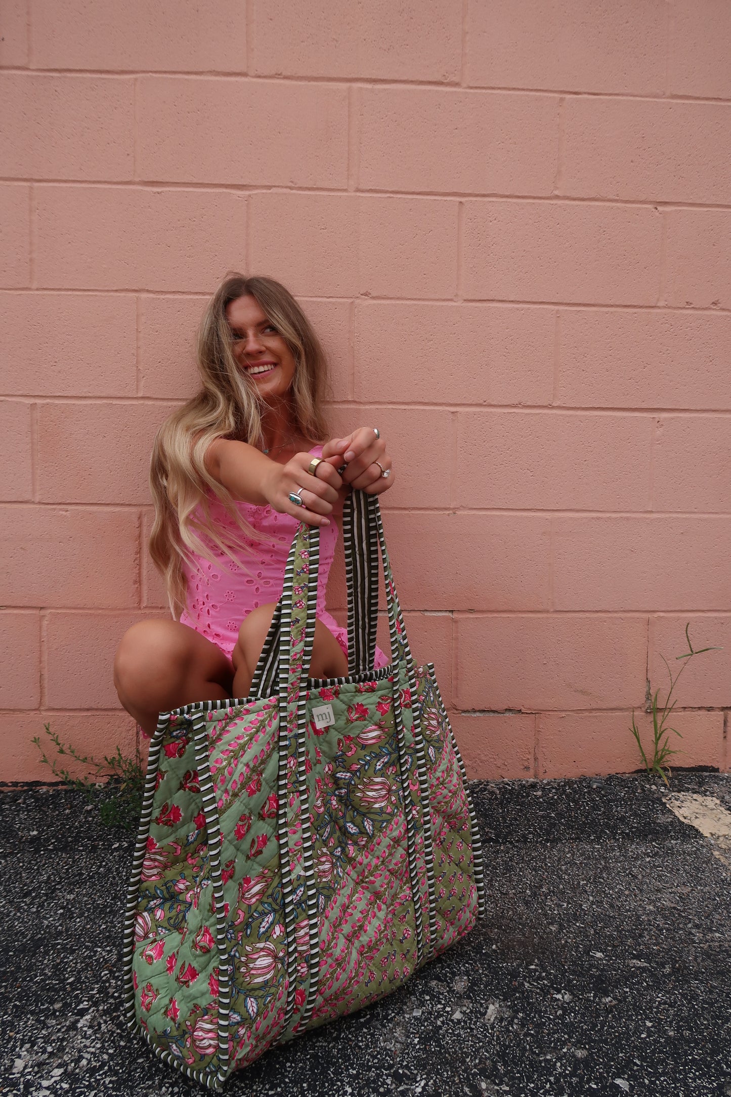 Gwen Quilted Tote Bag
