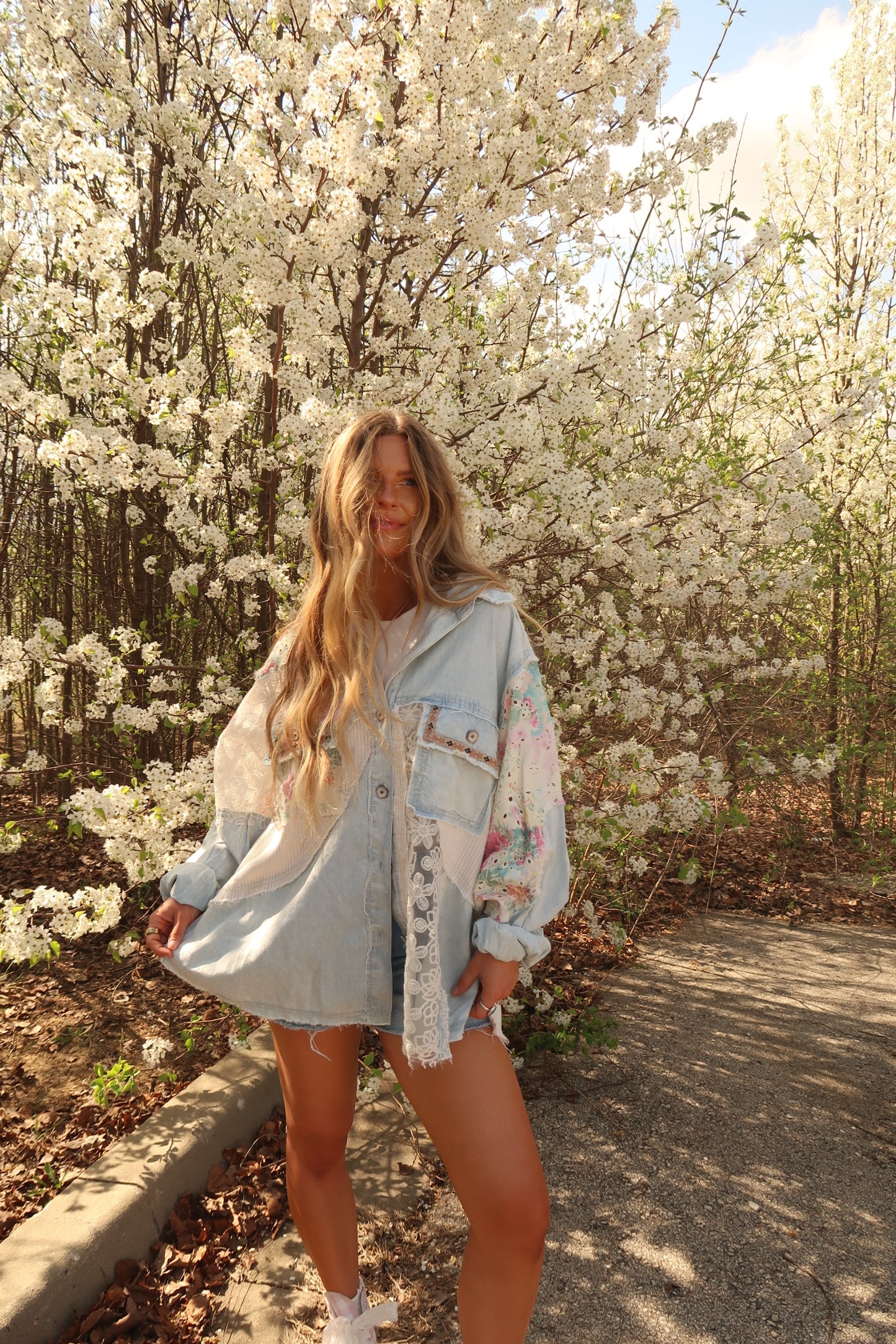 Delilah Denim Top