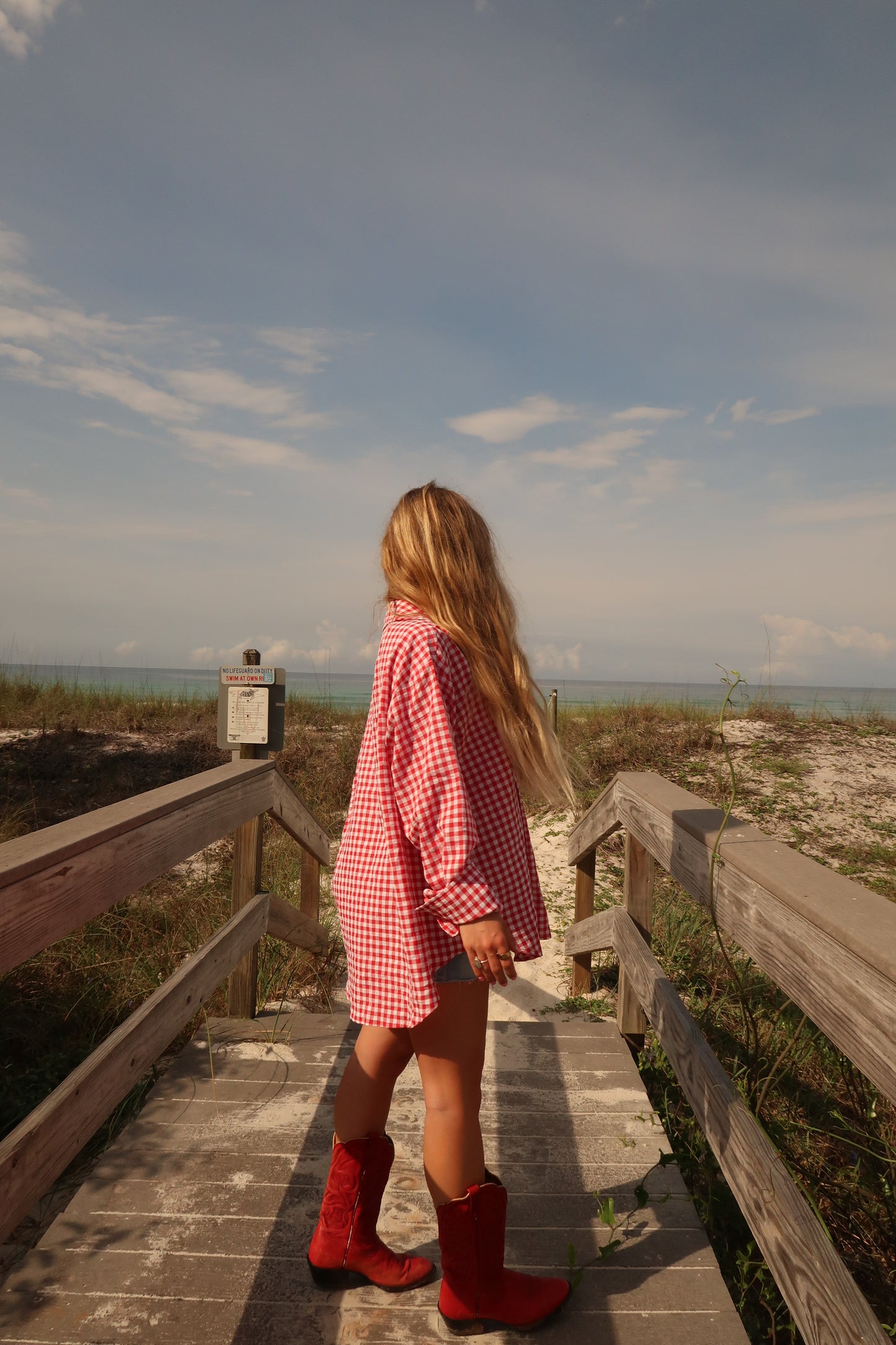 Lobster & Linen Gingham Flannel