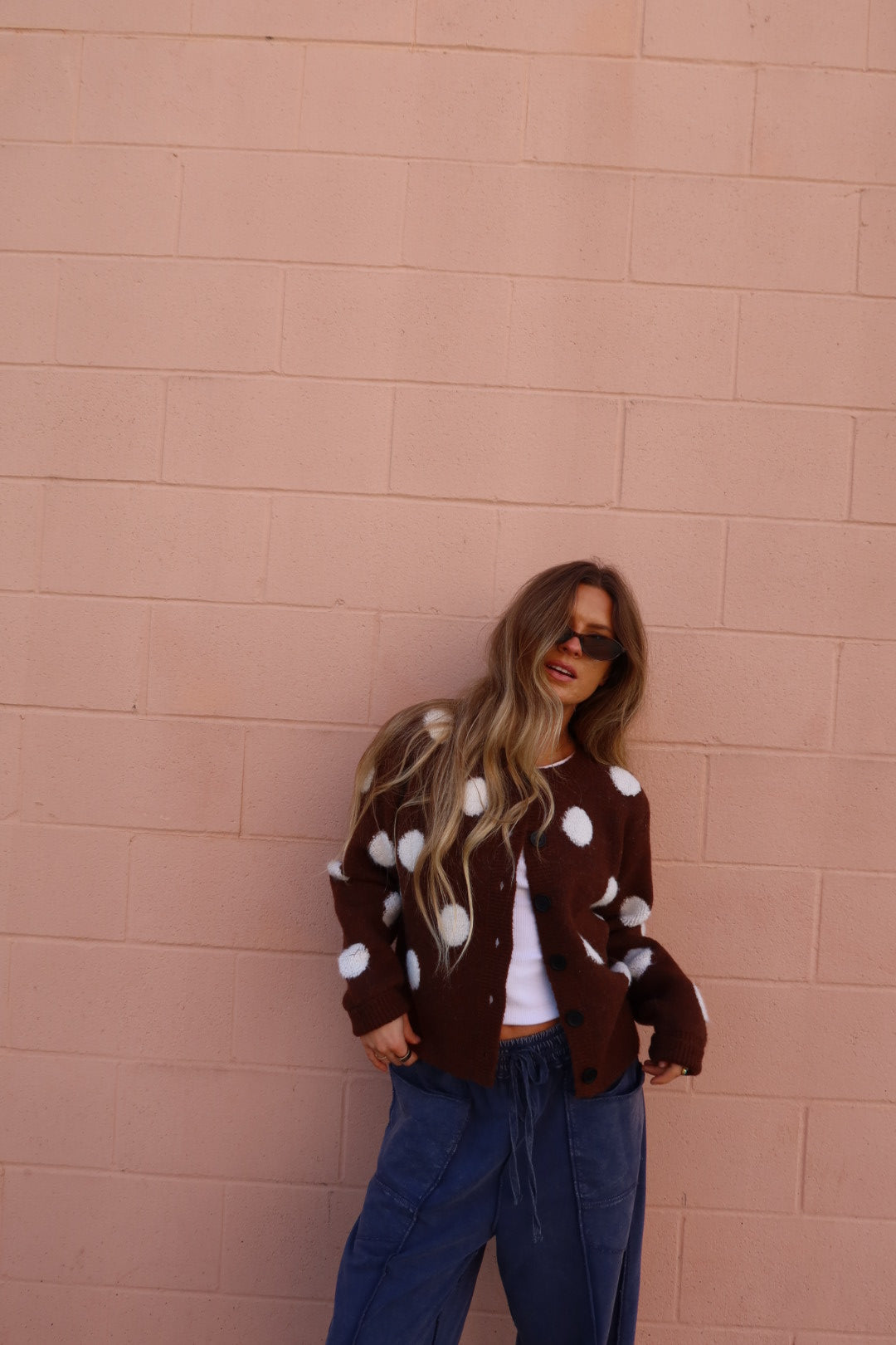 Blake Polka Dot Cardi