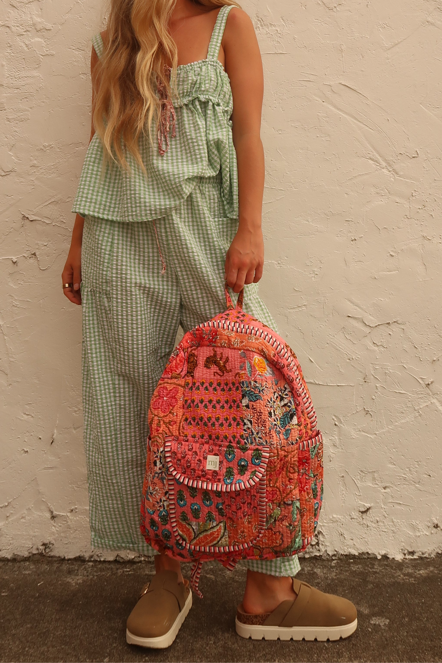 Debbie Quilted Backback