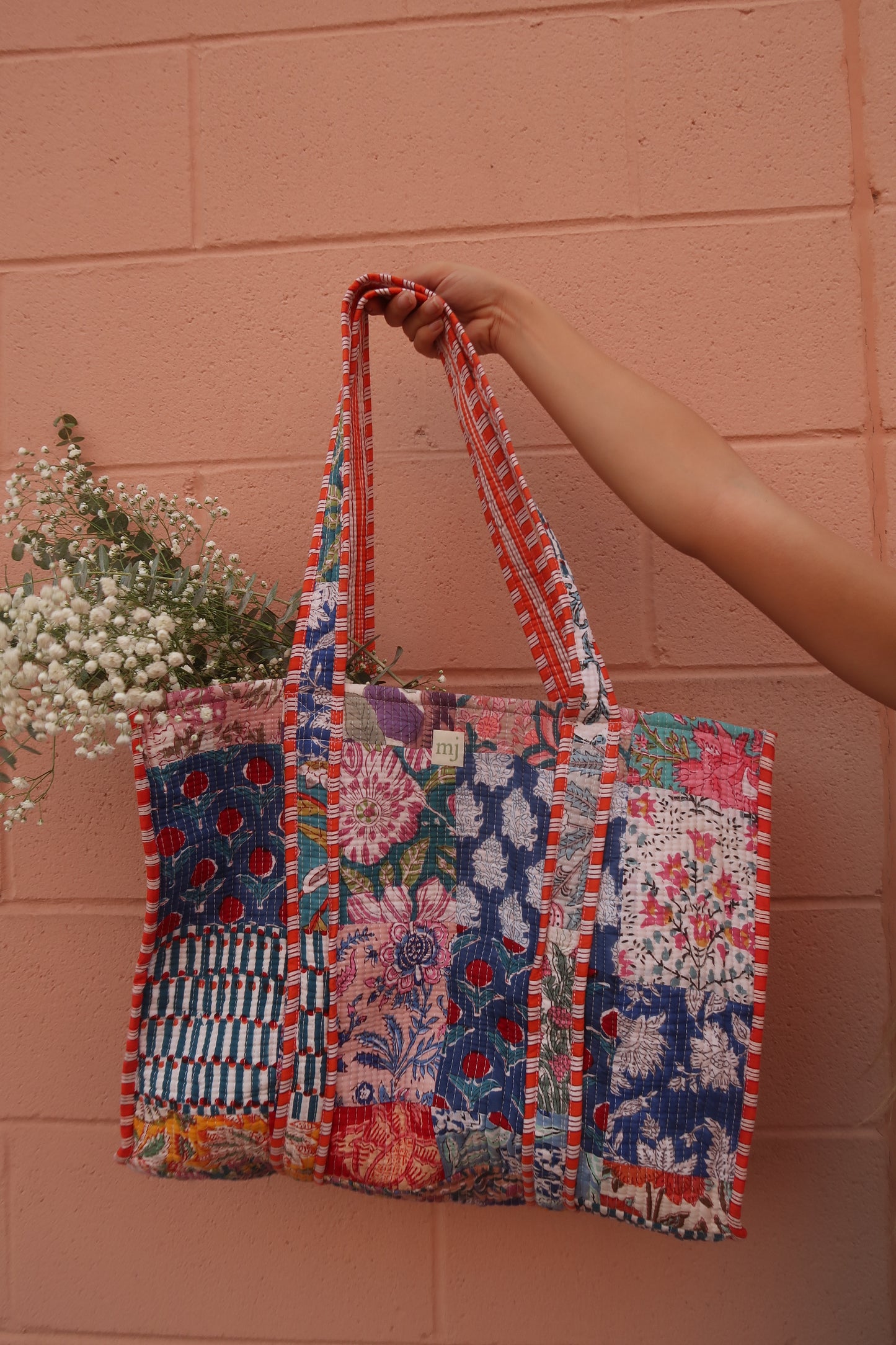 Sally Quilted Tote Bag