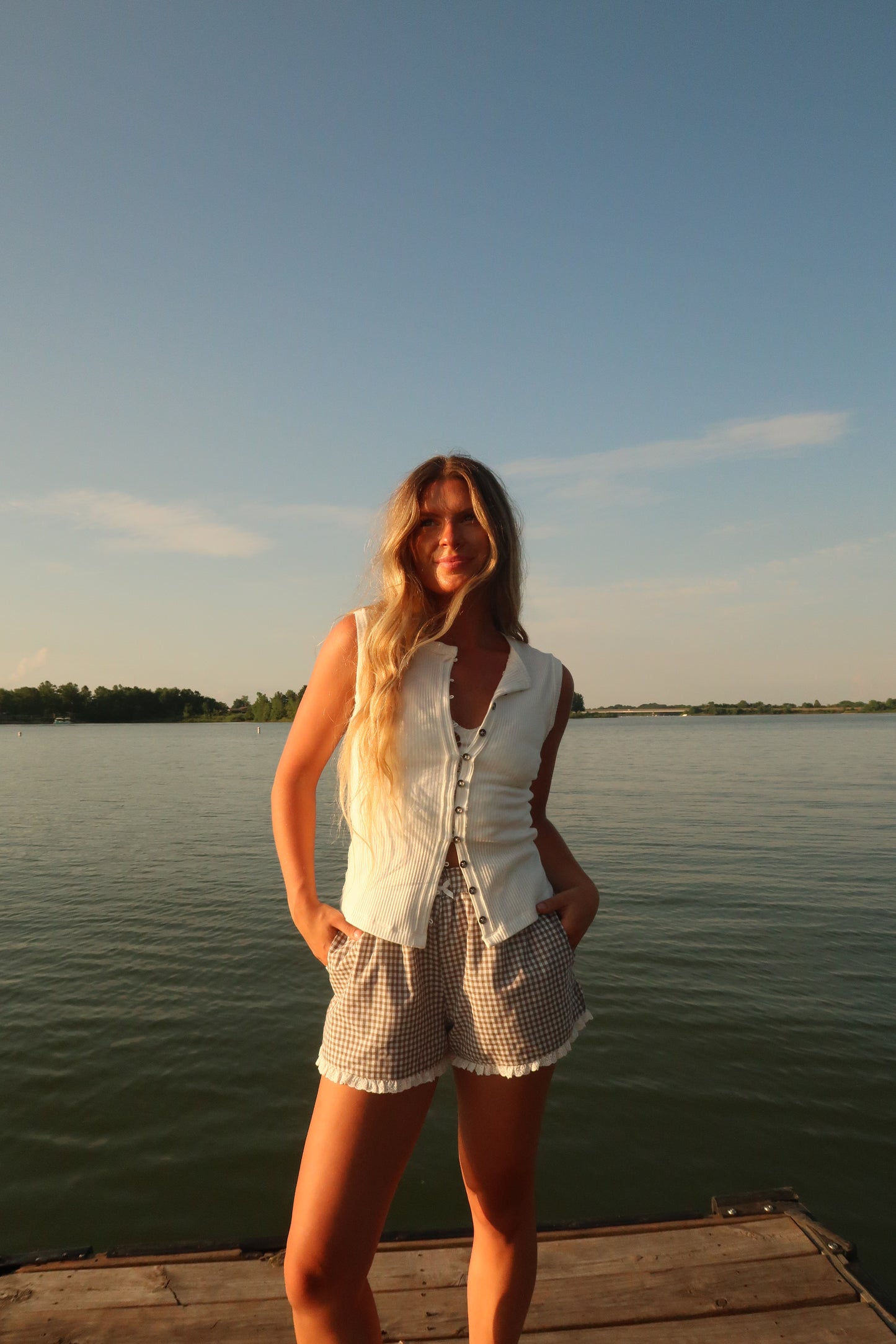 Breezy Button Tank