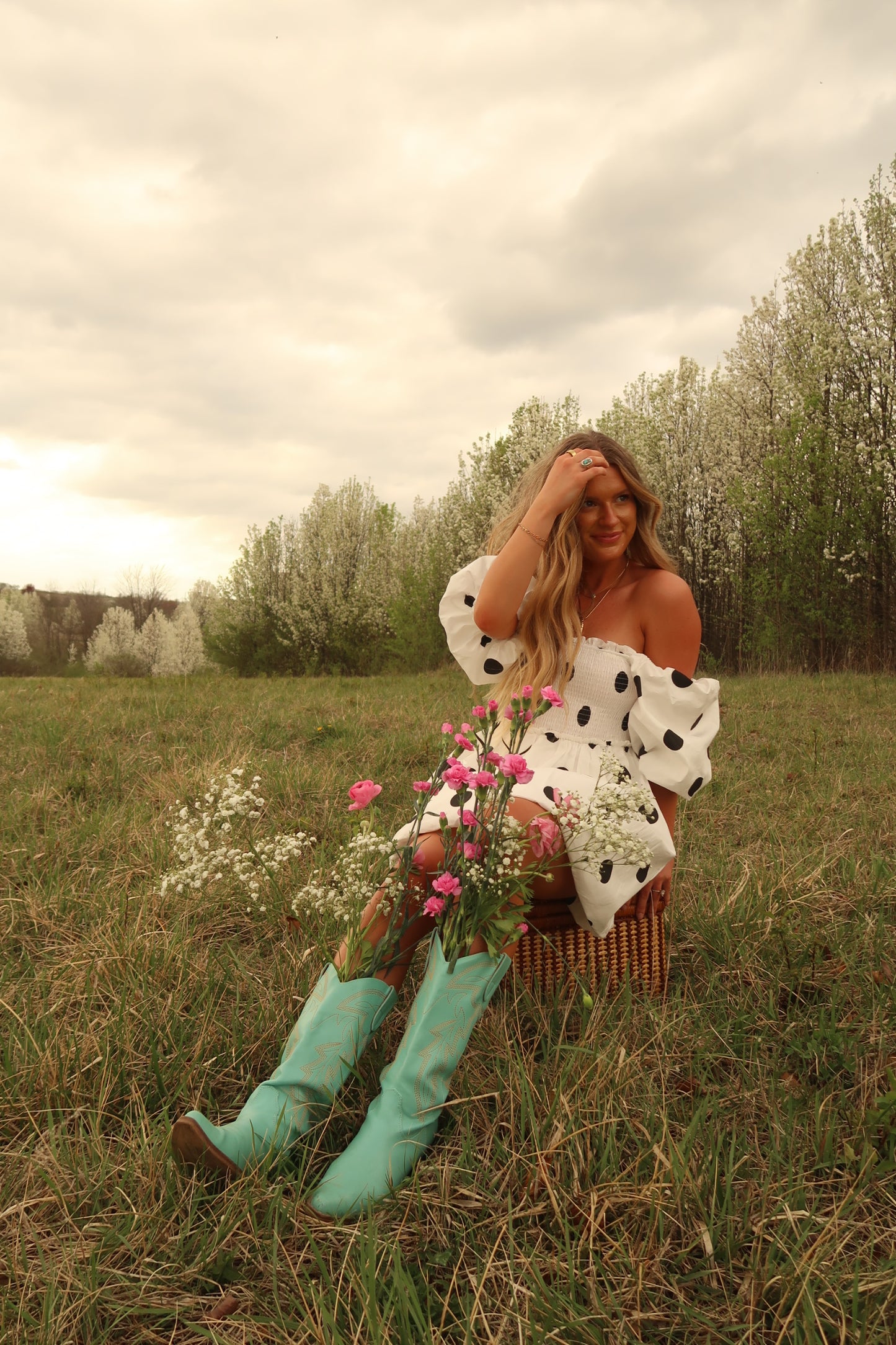 Polka Dot Bubble Dress