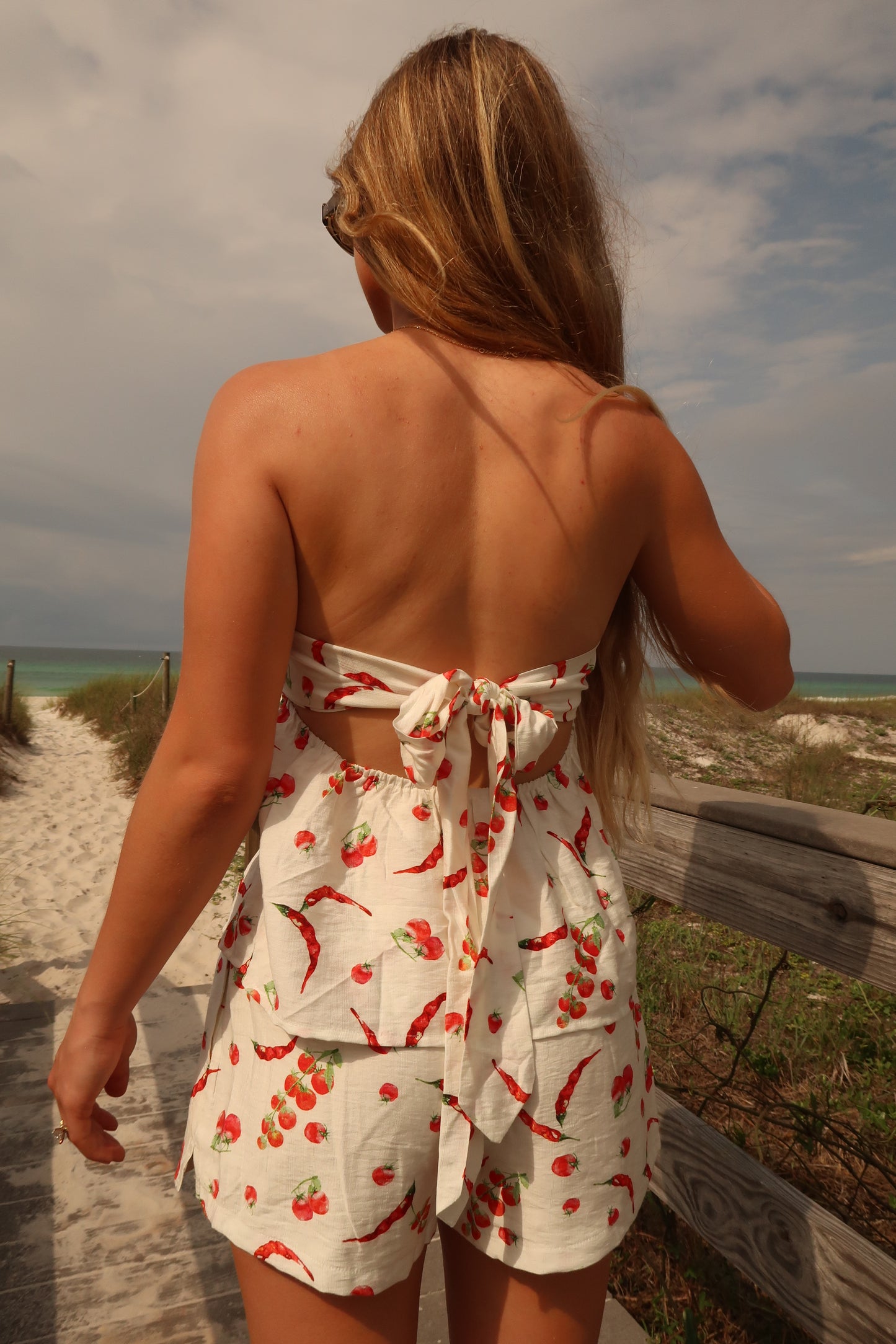 Spicy Summer Strapless Set