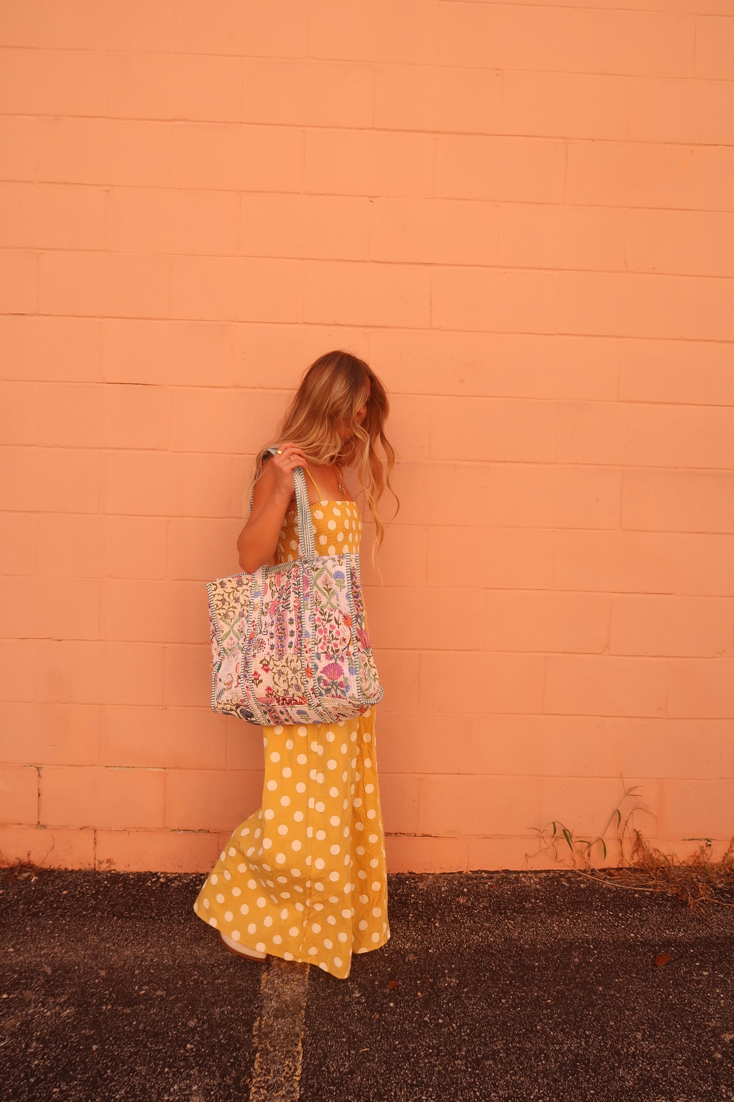 Lenny Quilted Tote Bag