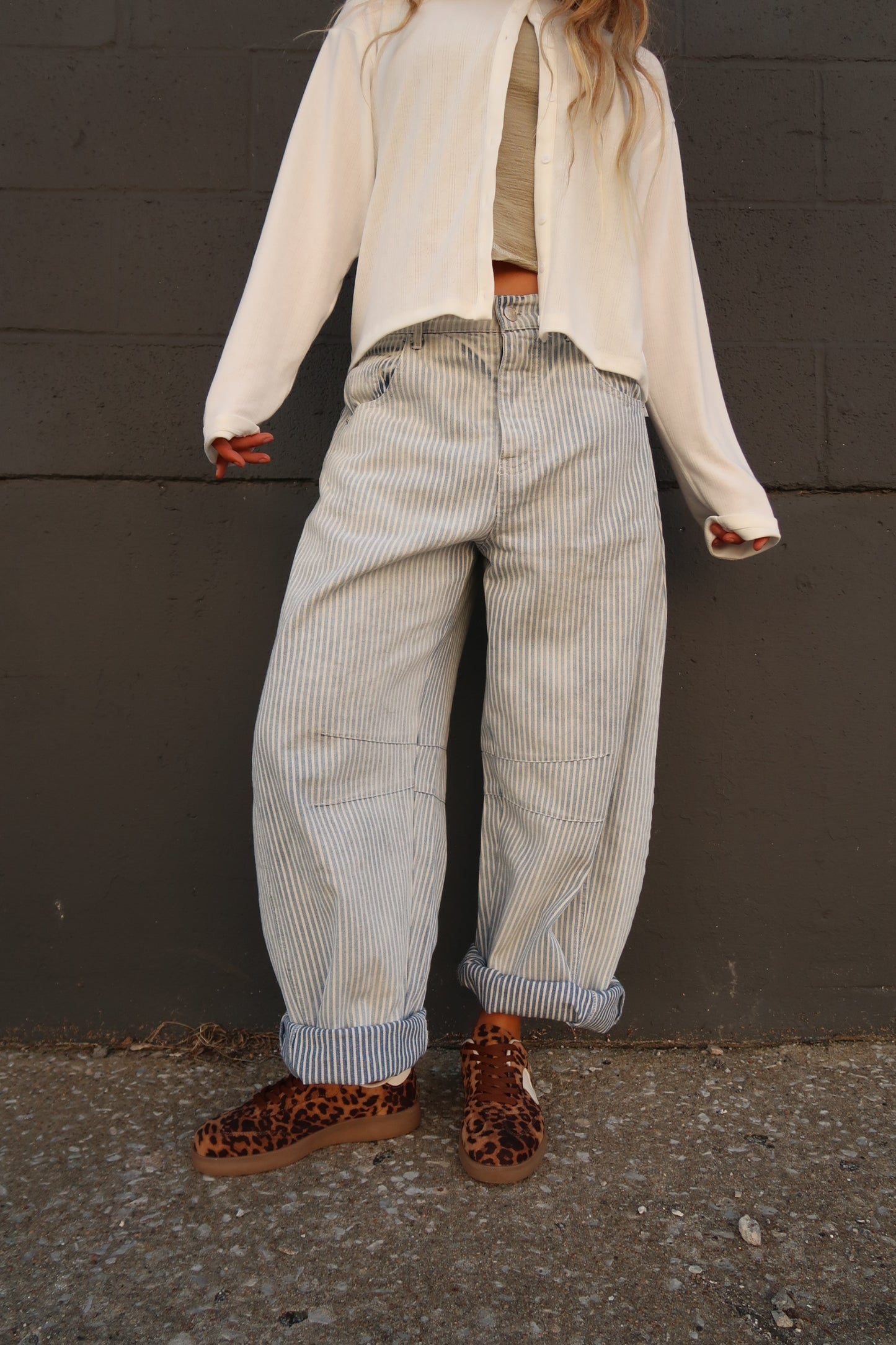 Coastal Dreaming Barrel Jeans