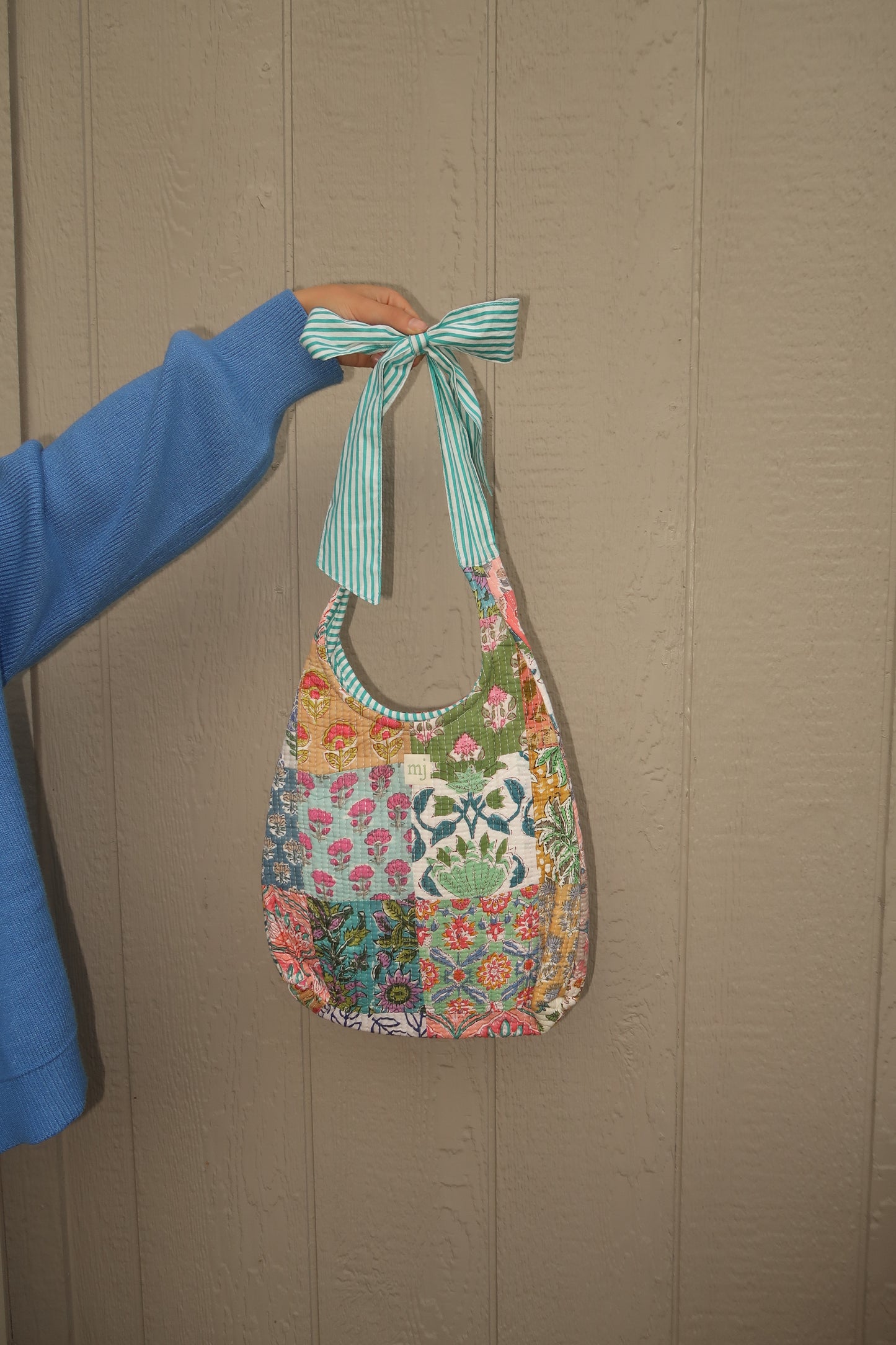Sally Quilted Bow Purse