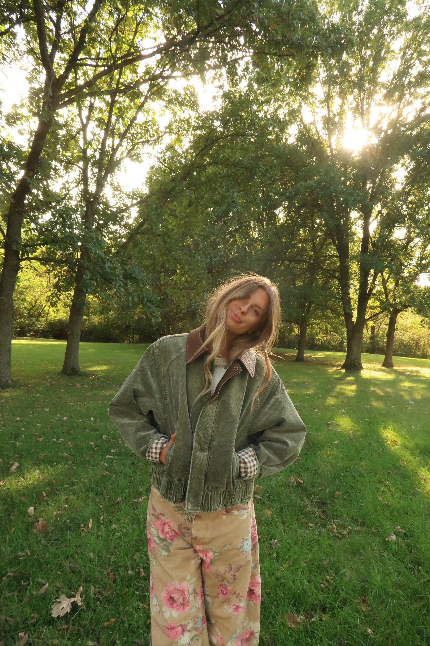 Willow Corduroy Bomber Jacket