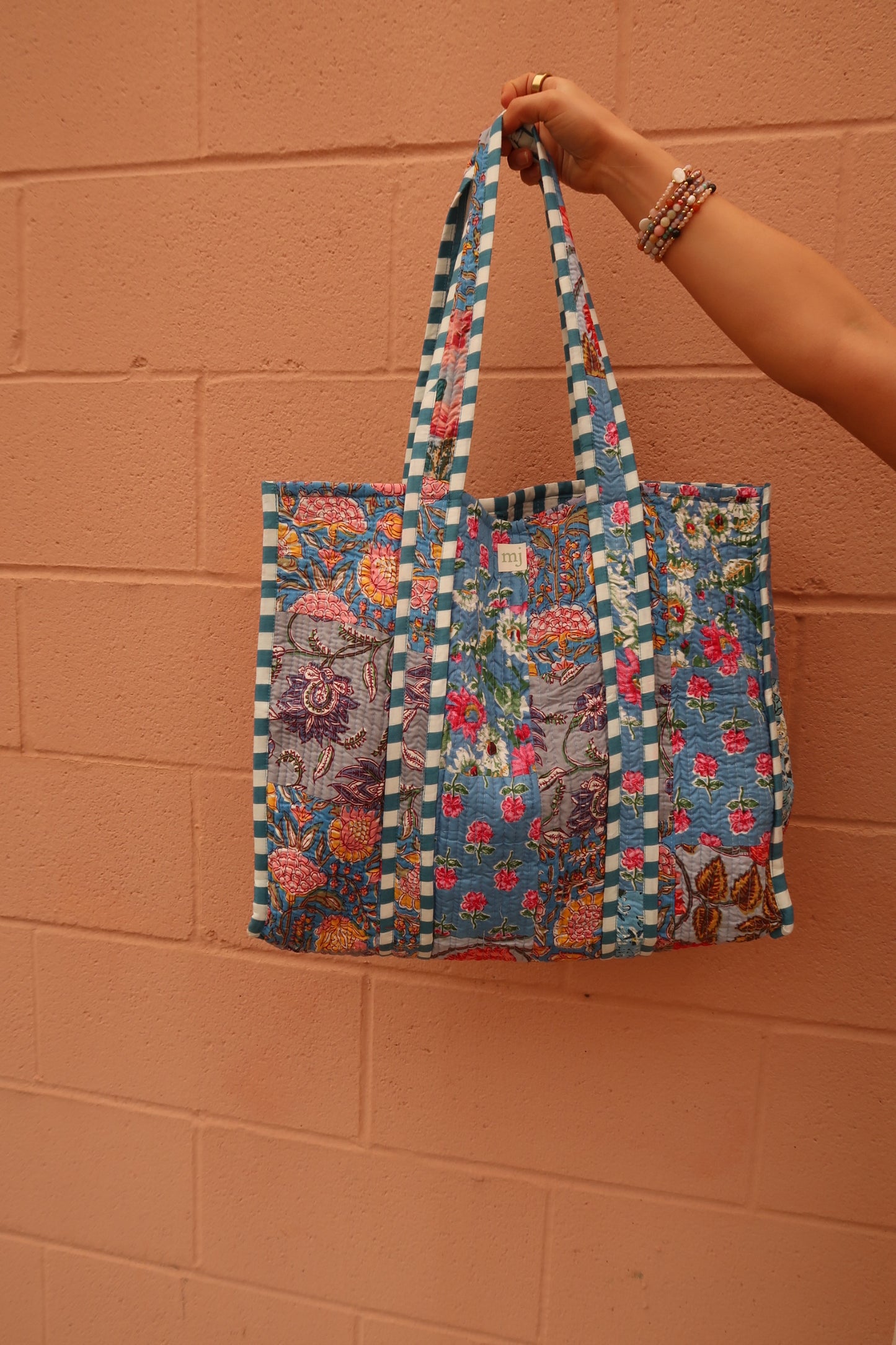 Loretta Quilted Tote Bag