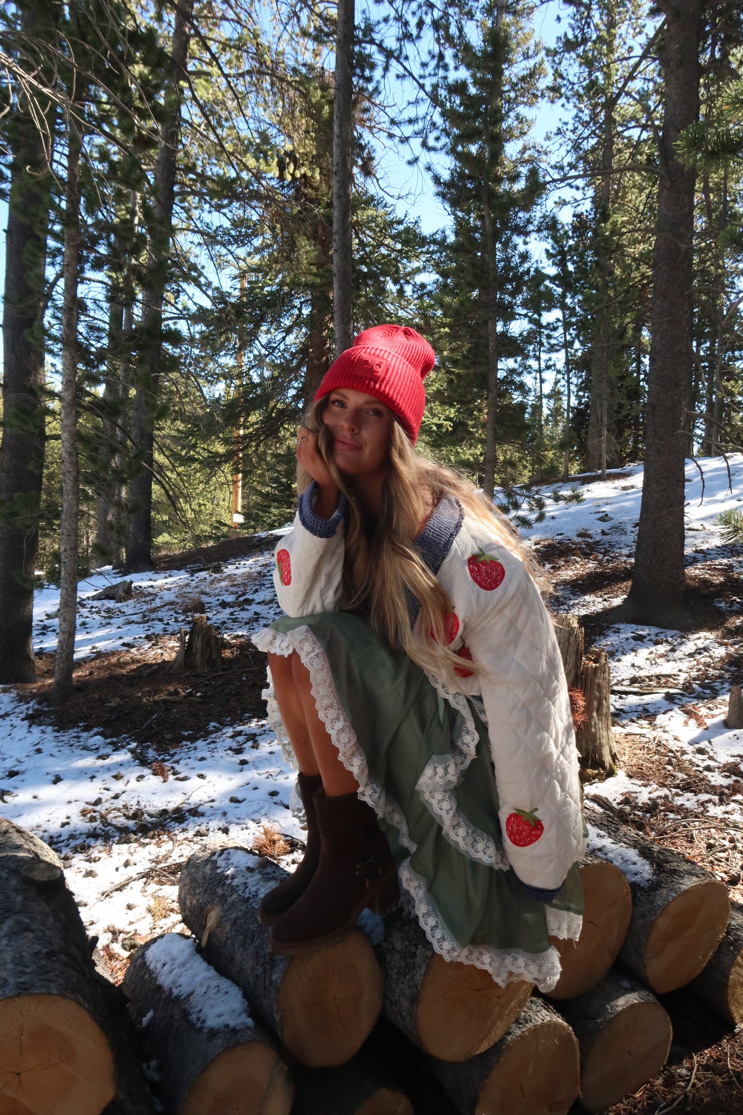 Holiday Lace Maxi Skirt