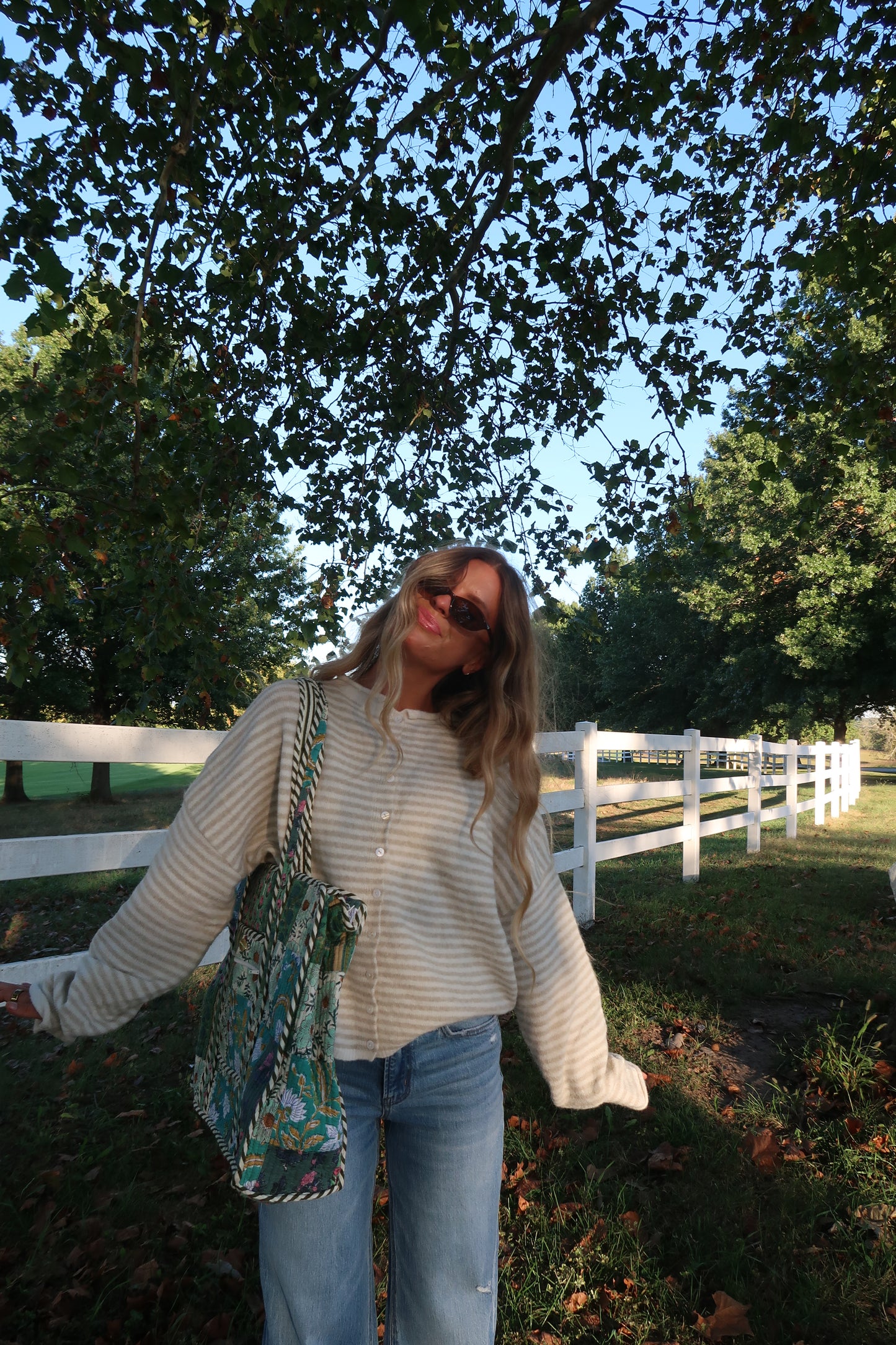Bindi Stripe Everyday cardi