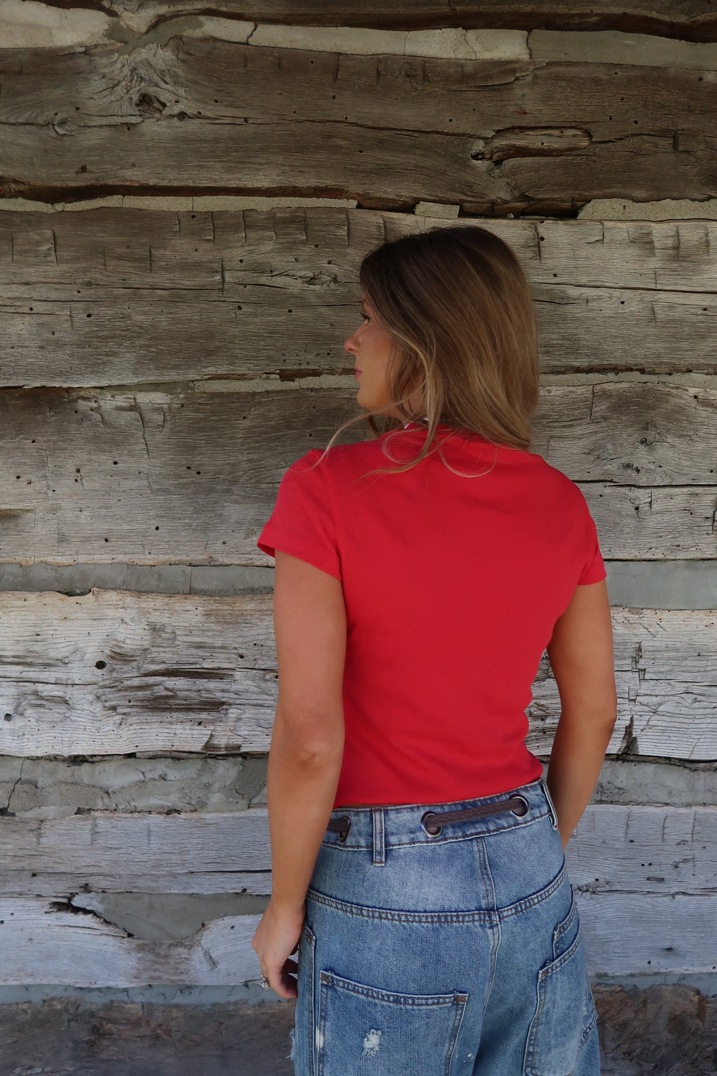 Poppy Red Everyday Baby Tee