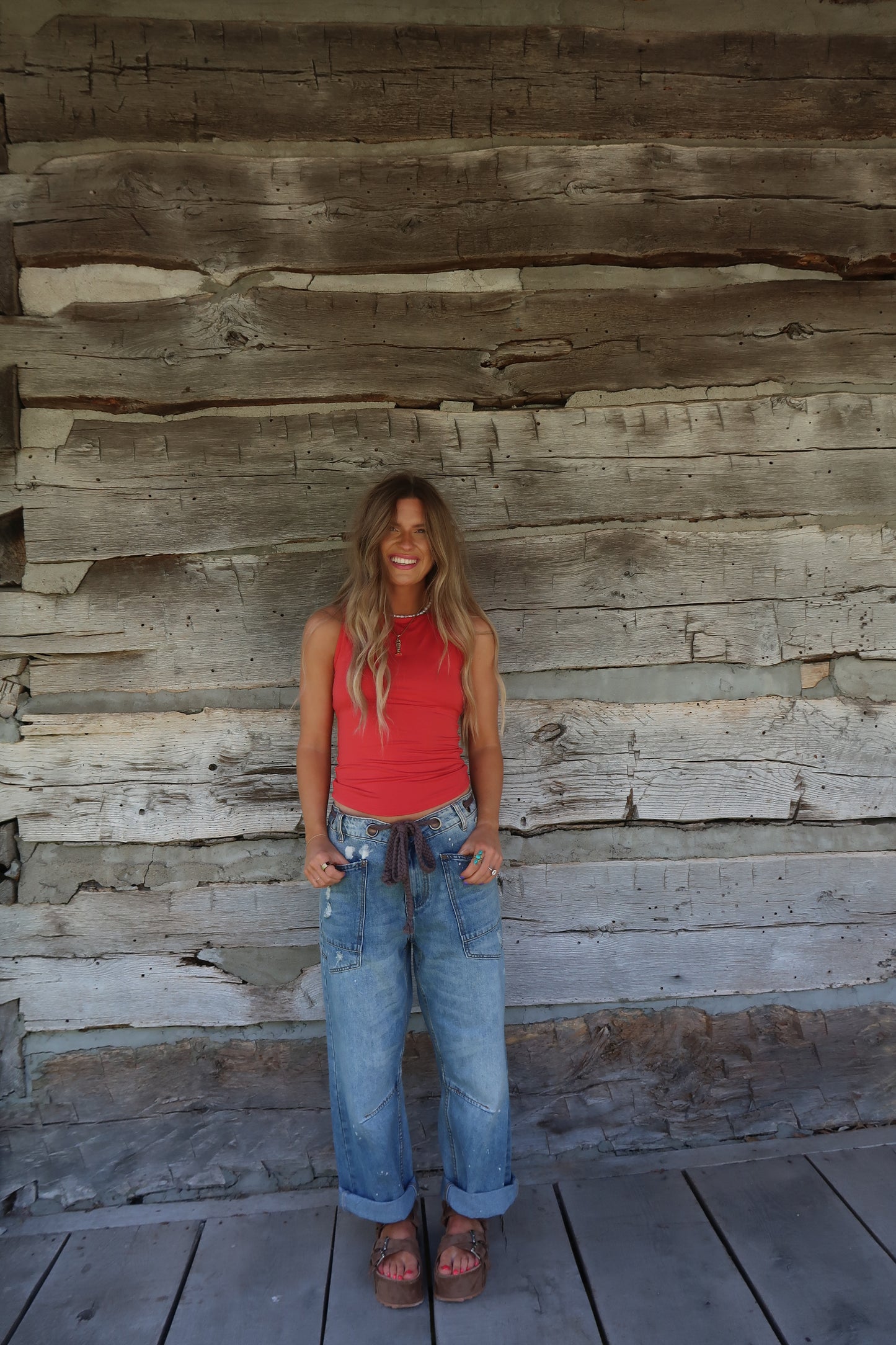 Tomato Back To Basics High Neck Tank