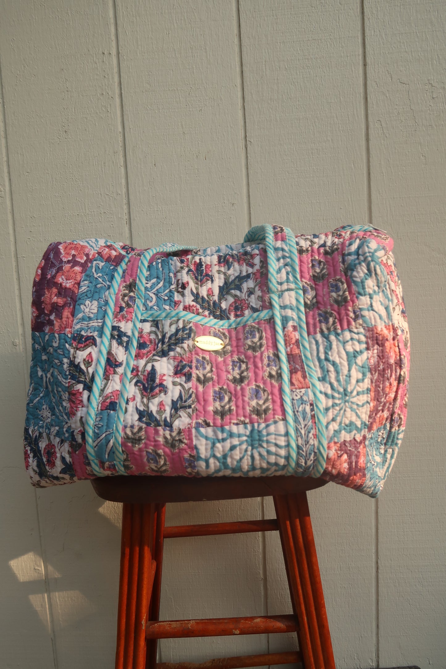 Sylvia Quilted Duffle Bag