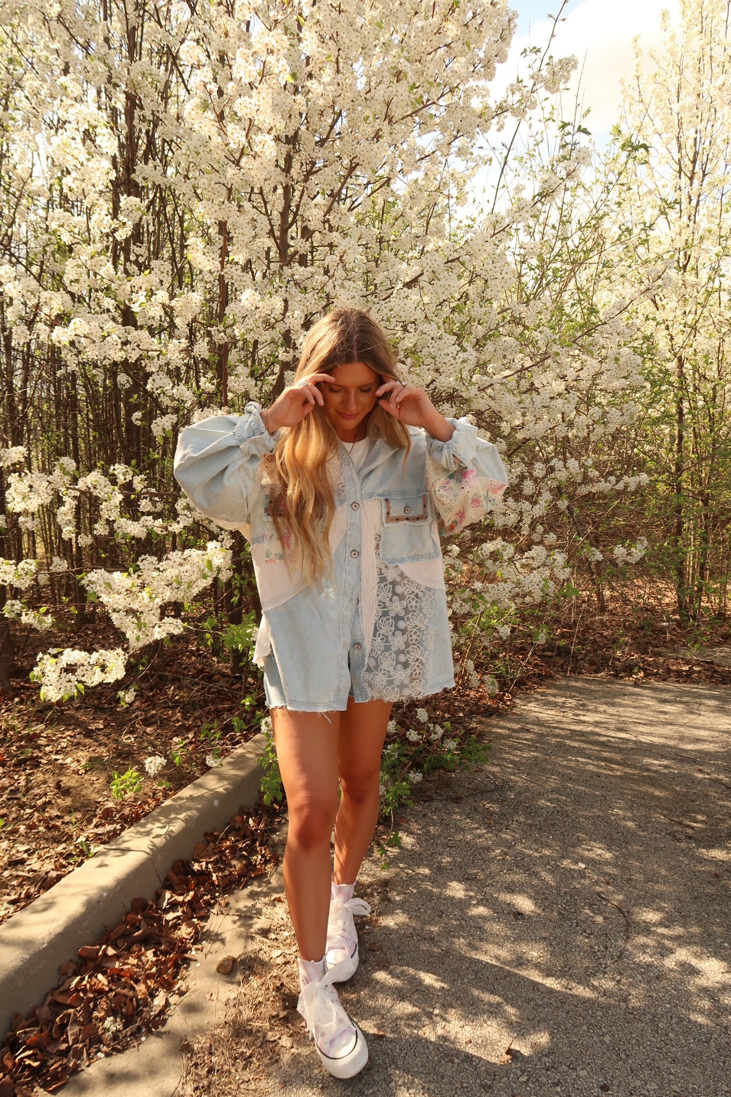 Delilah Denim Top