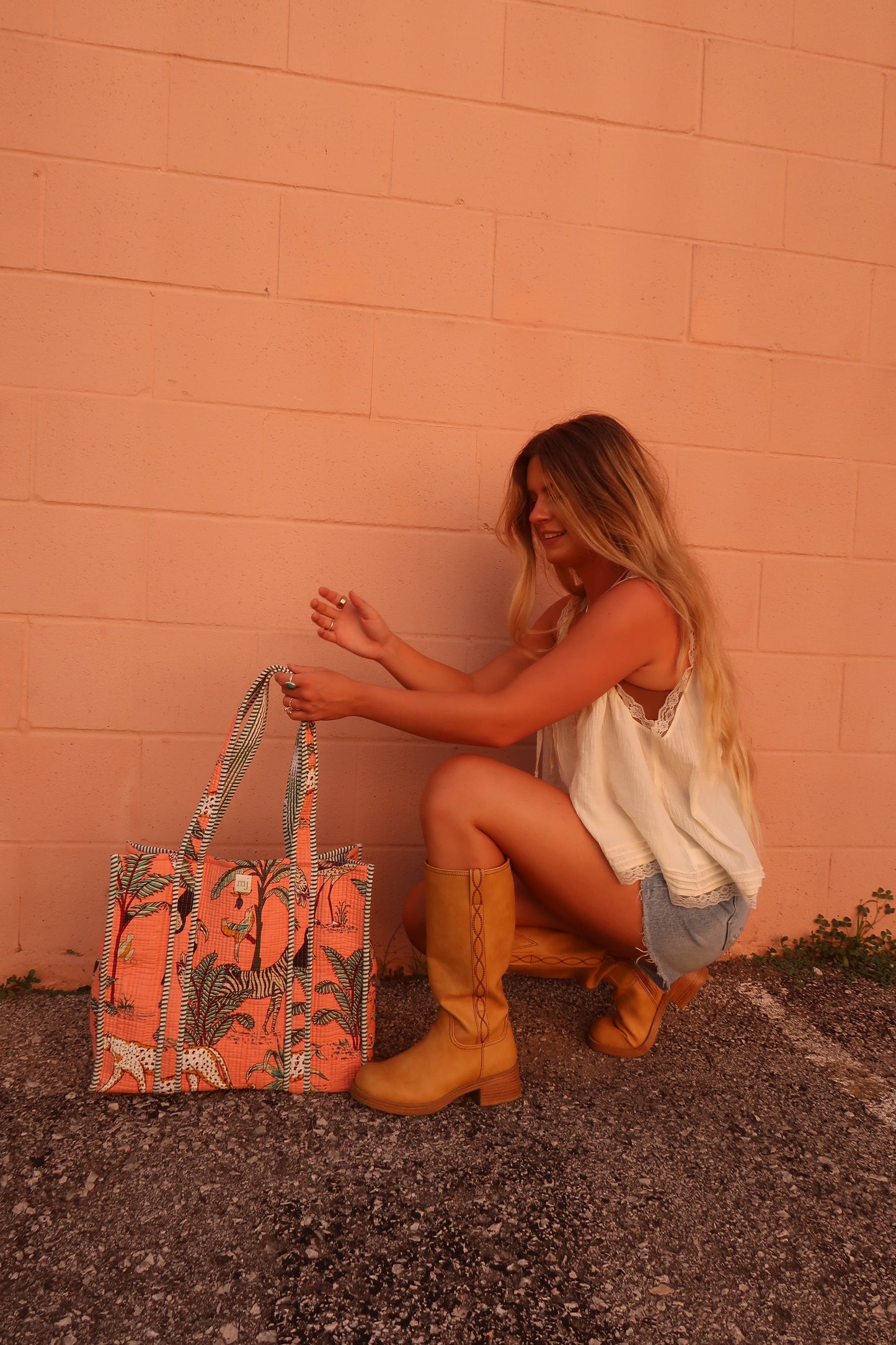 Diego Quilted Tote Bag